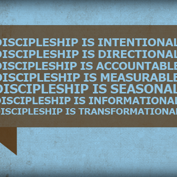 "Discipleship Is . . ." An Excerpt From "DISCIPLE" by Dr. Allen Jackson