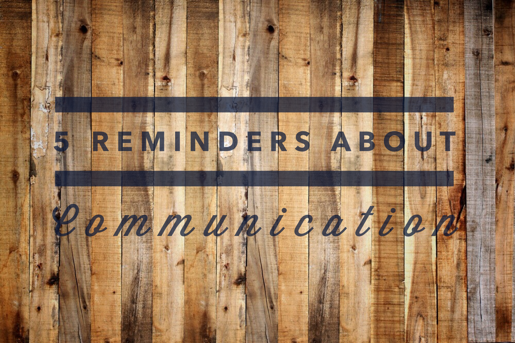 5 Reminders About Communication In Youth Ministry