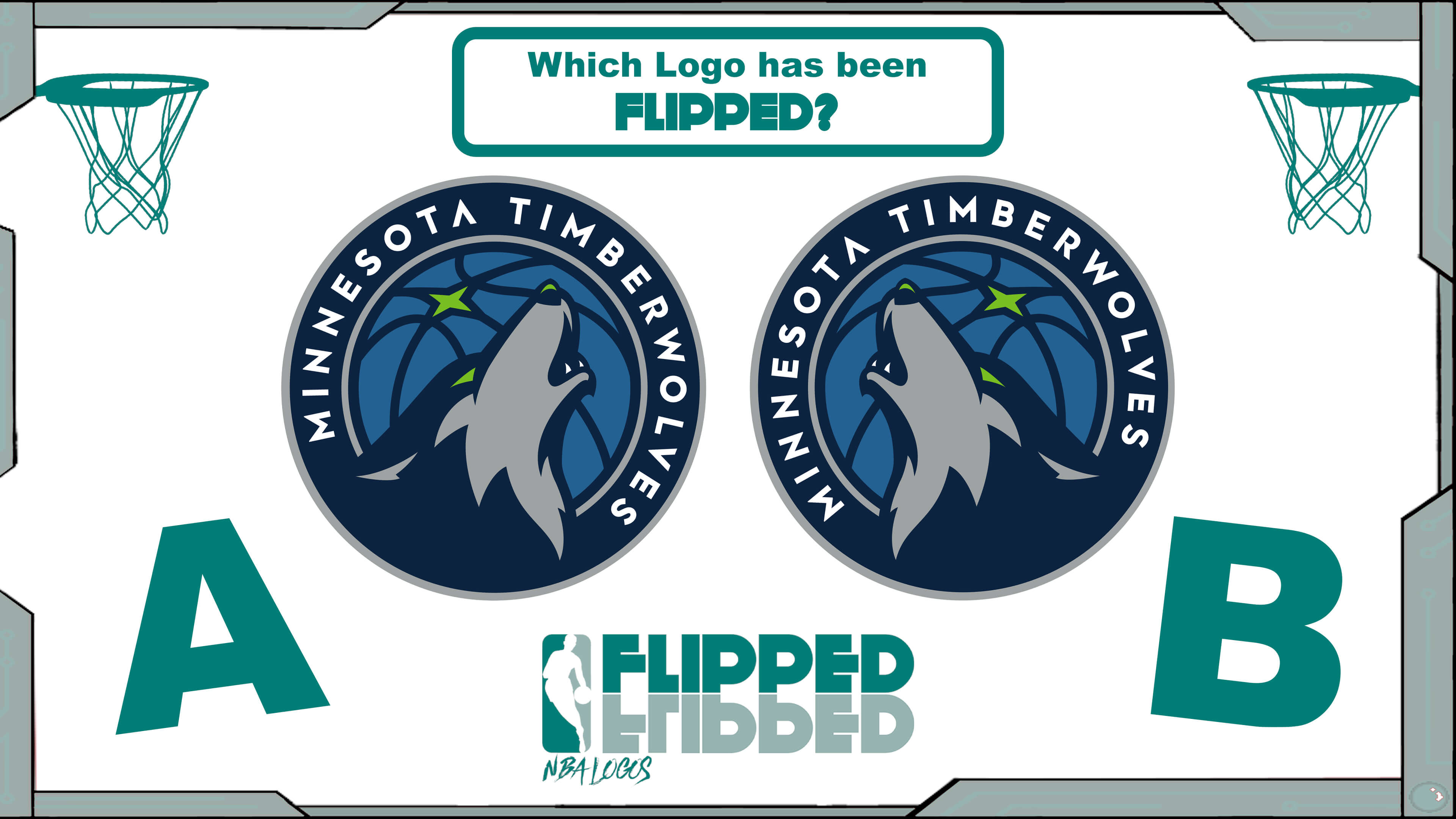 Flipped: NBA Logos