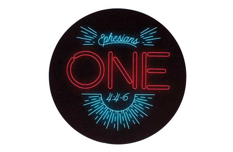 Sticker: One