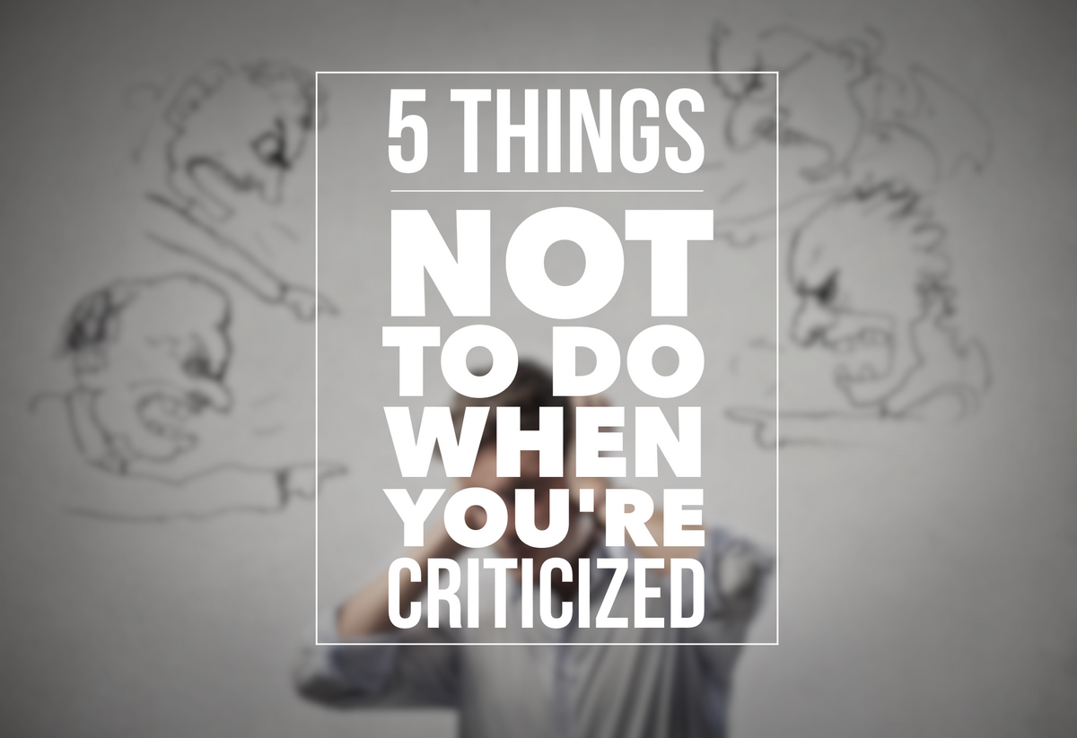 5 Things NOT to Do When You’re Criticized In Youth Ministry — YM360