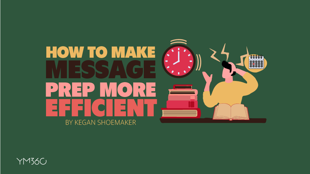 Pre Message How To Make Message Prep More Efficient — YM360