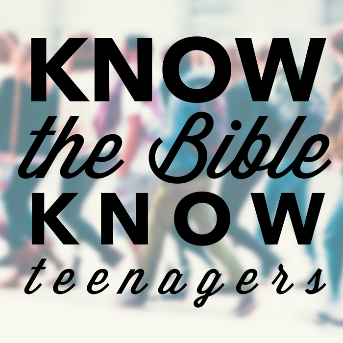 Cultural Relevancy and Youth Ministry: Know The Bible. Know Teenagers