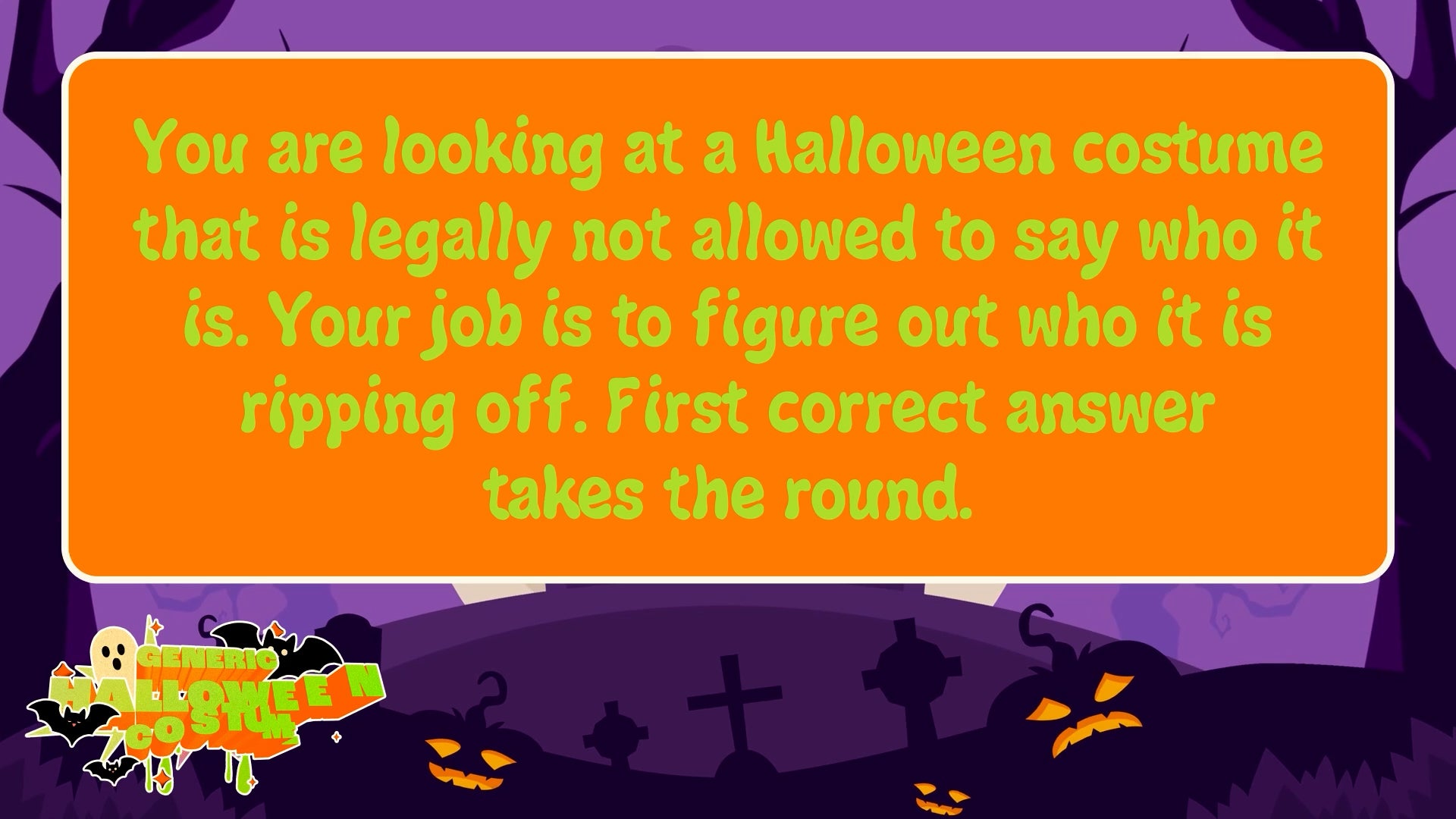 Generic Halloween Costumes