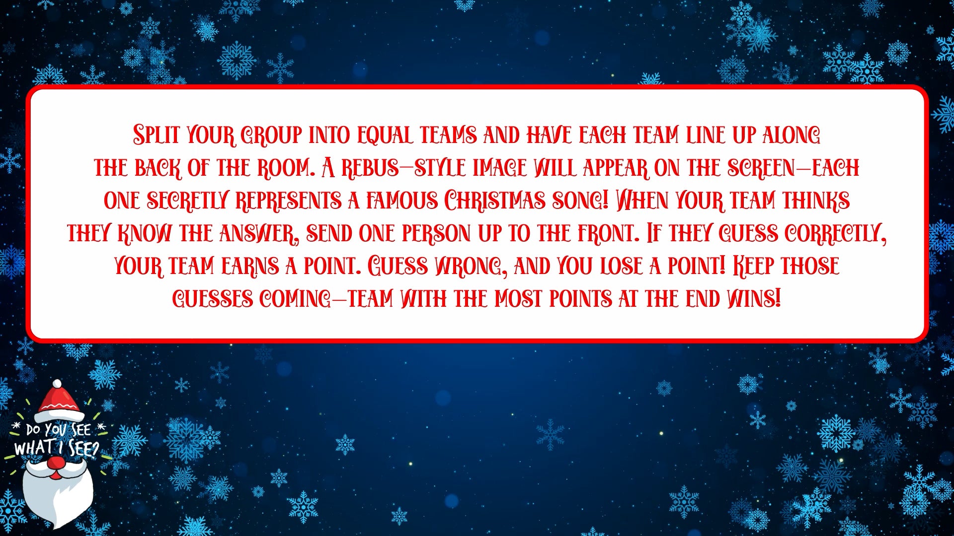 Do You See What I See?