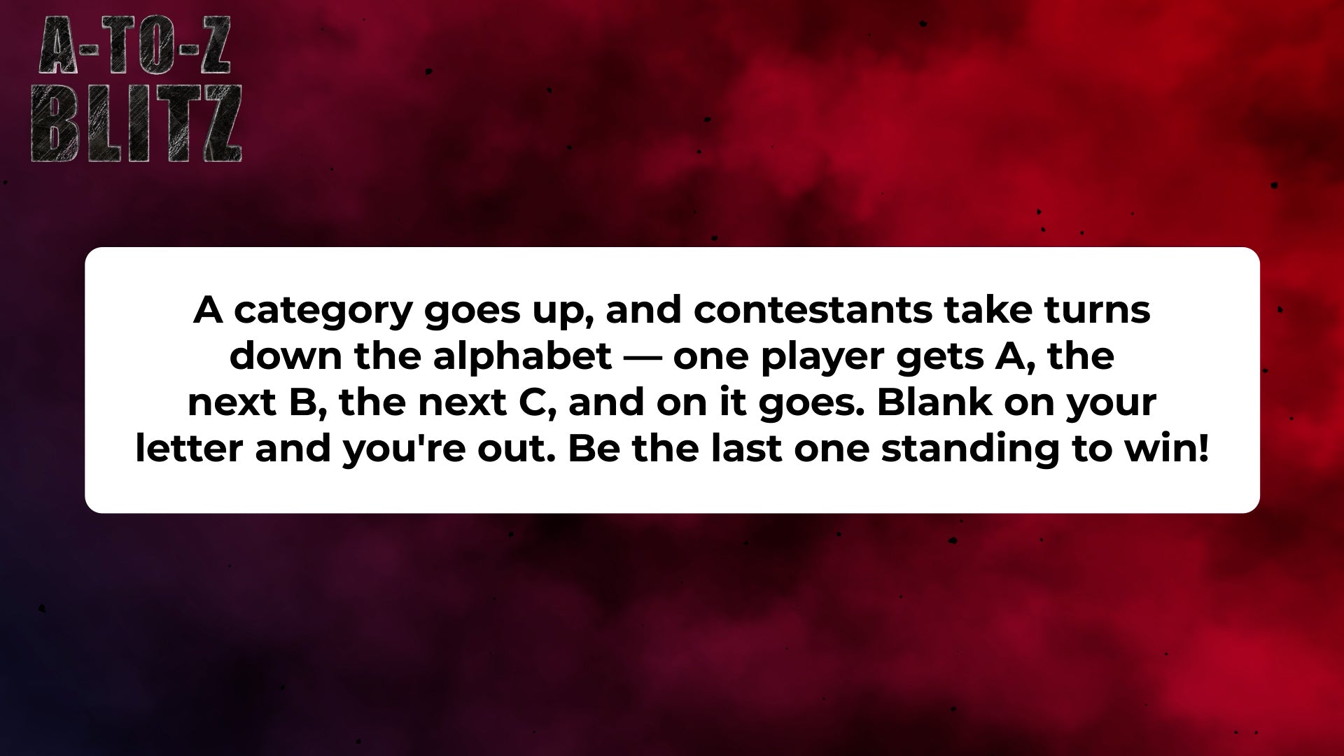 A-to-Z Blitz
