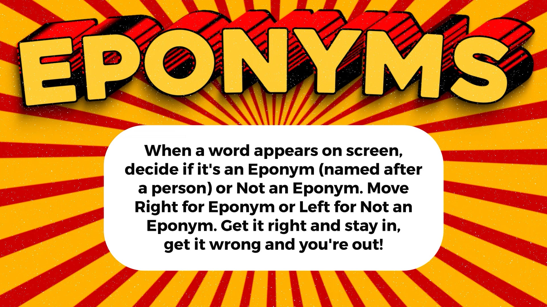 Eponyms