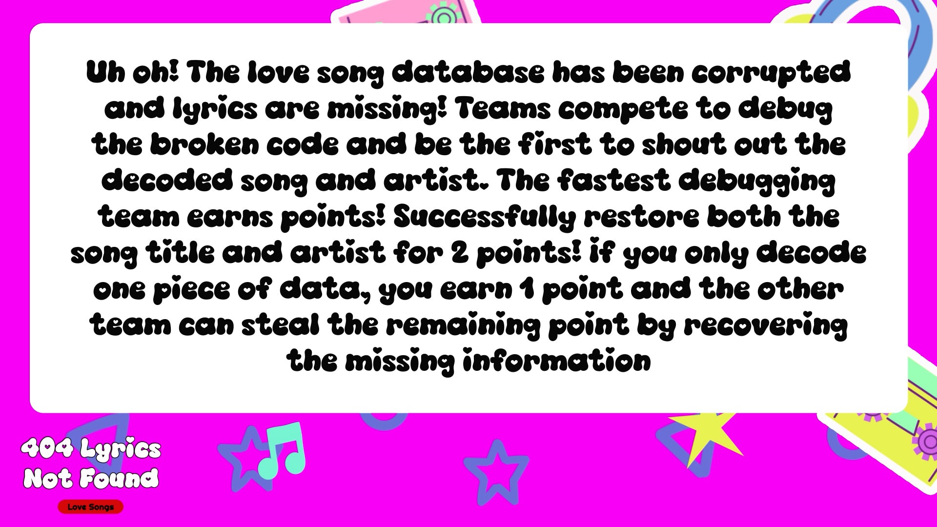 404 Lyrics Not Found - Love Songs