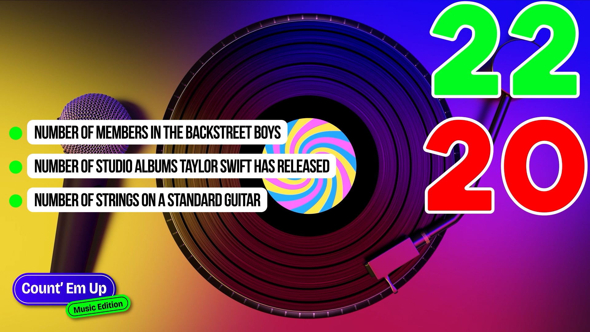 Count' Em Up - Music Edition