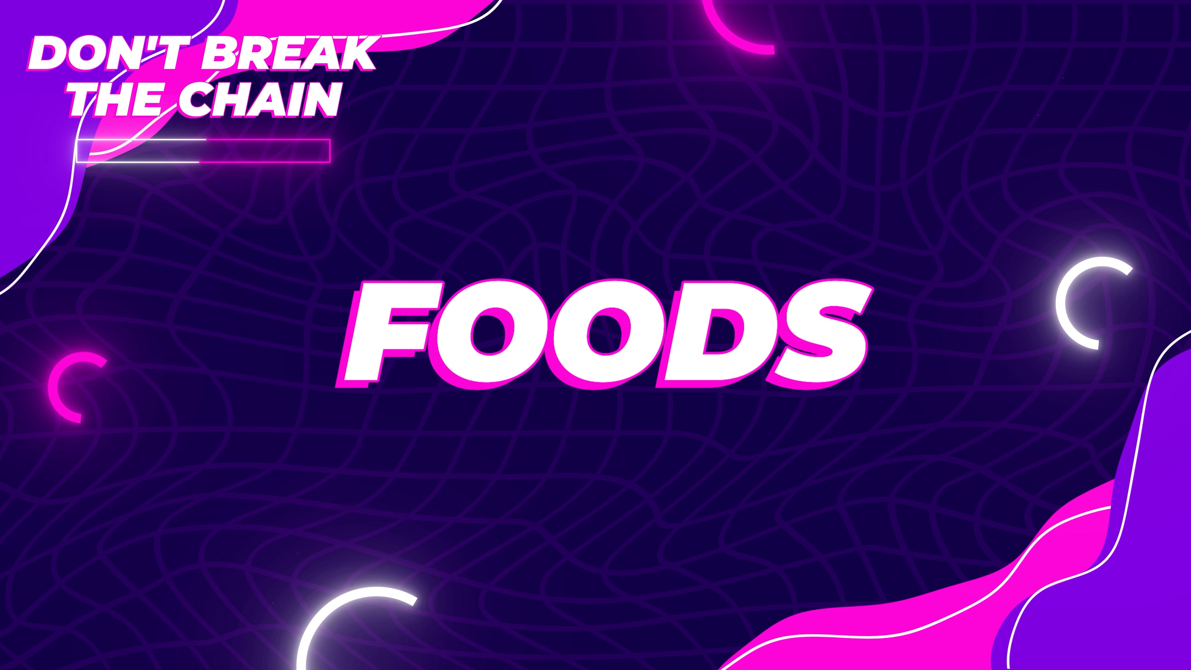 Don't Break The Chain