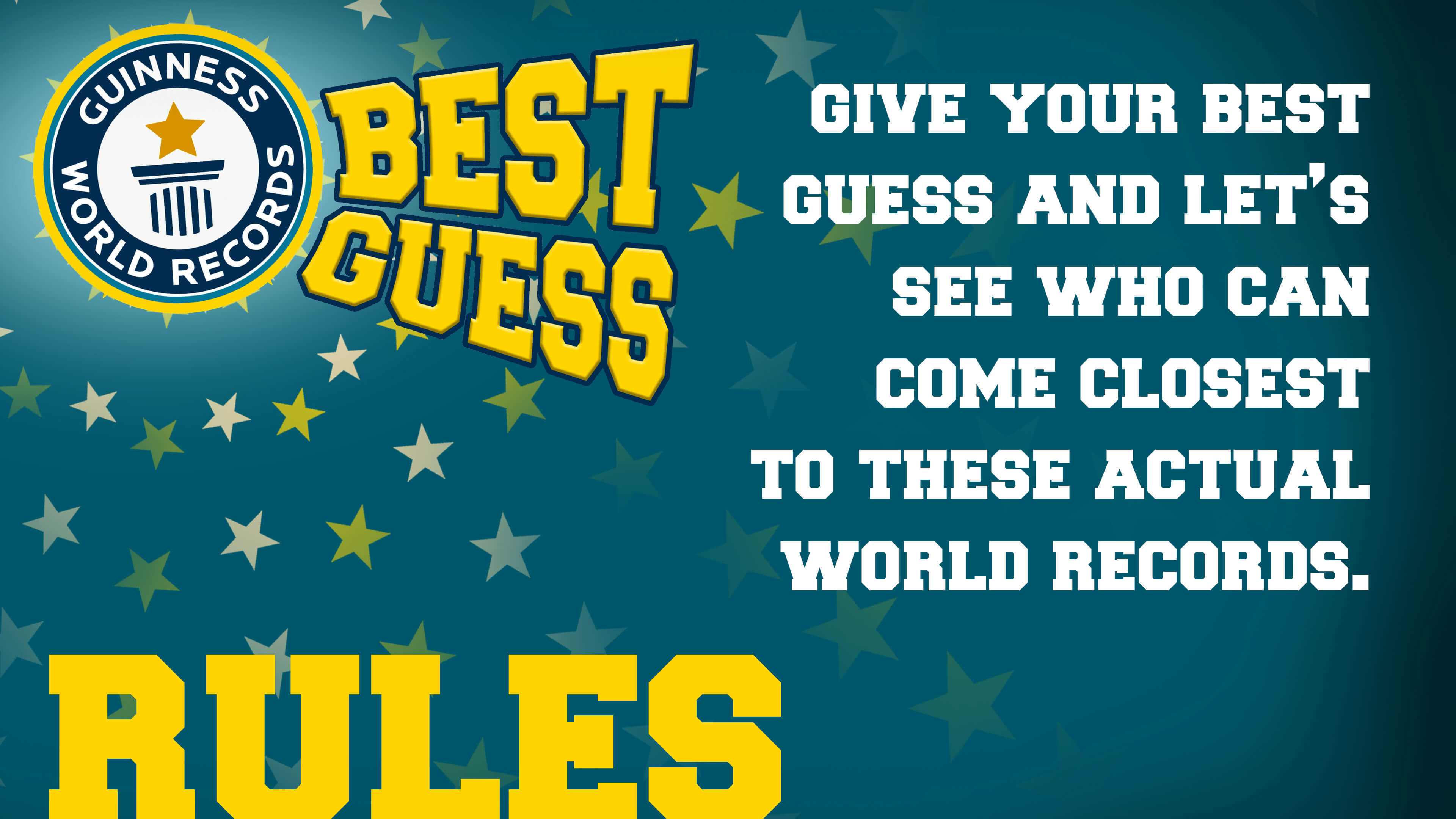 Best Guess: World Records