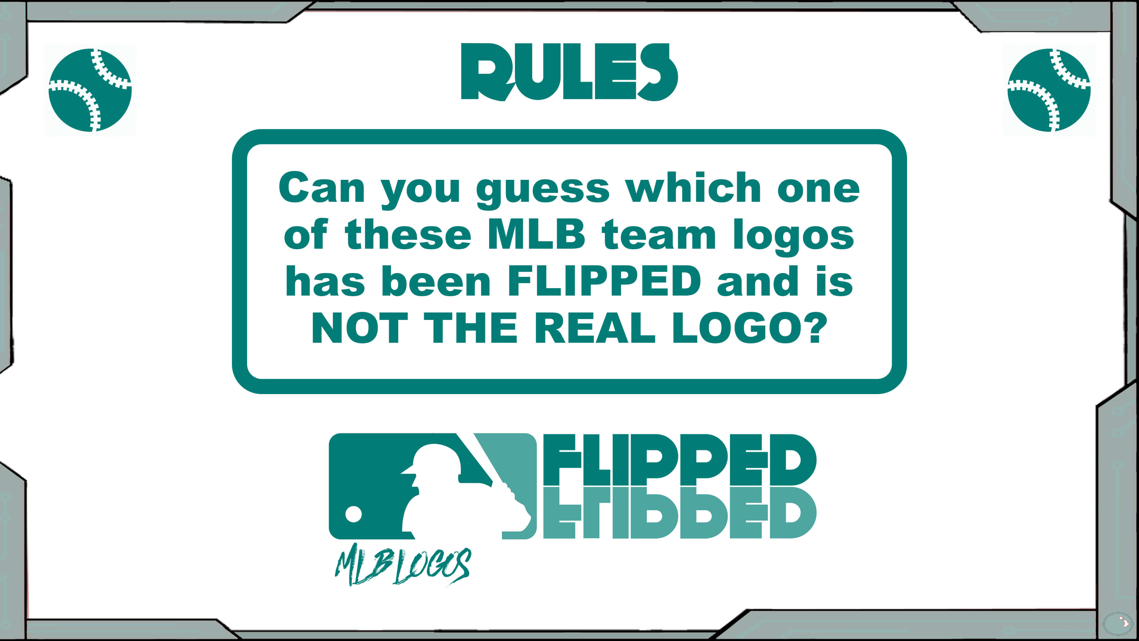 Flipped: MLB Logos — YM360