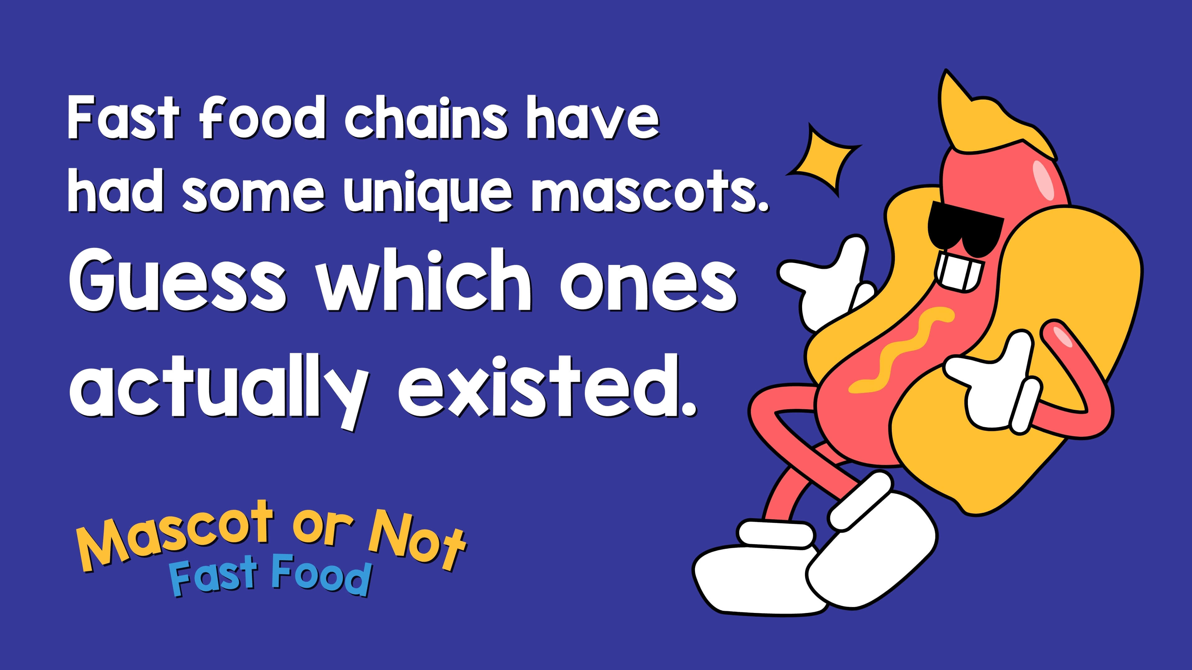 Mascot or Not: Fast Food