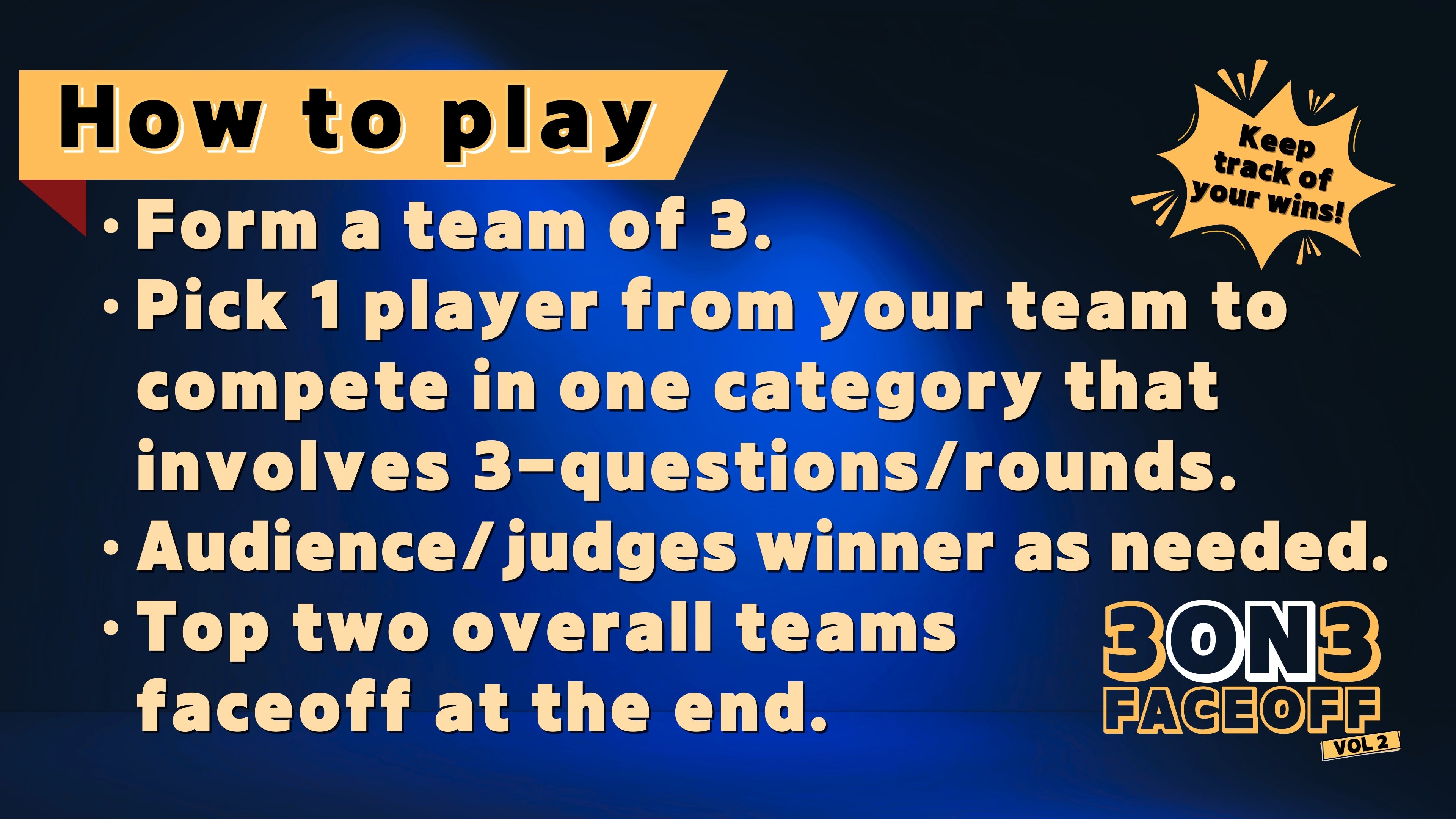 3-on-3 Faceoff - Vol. 2