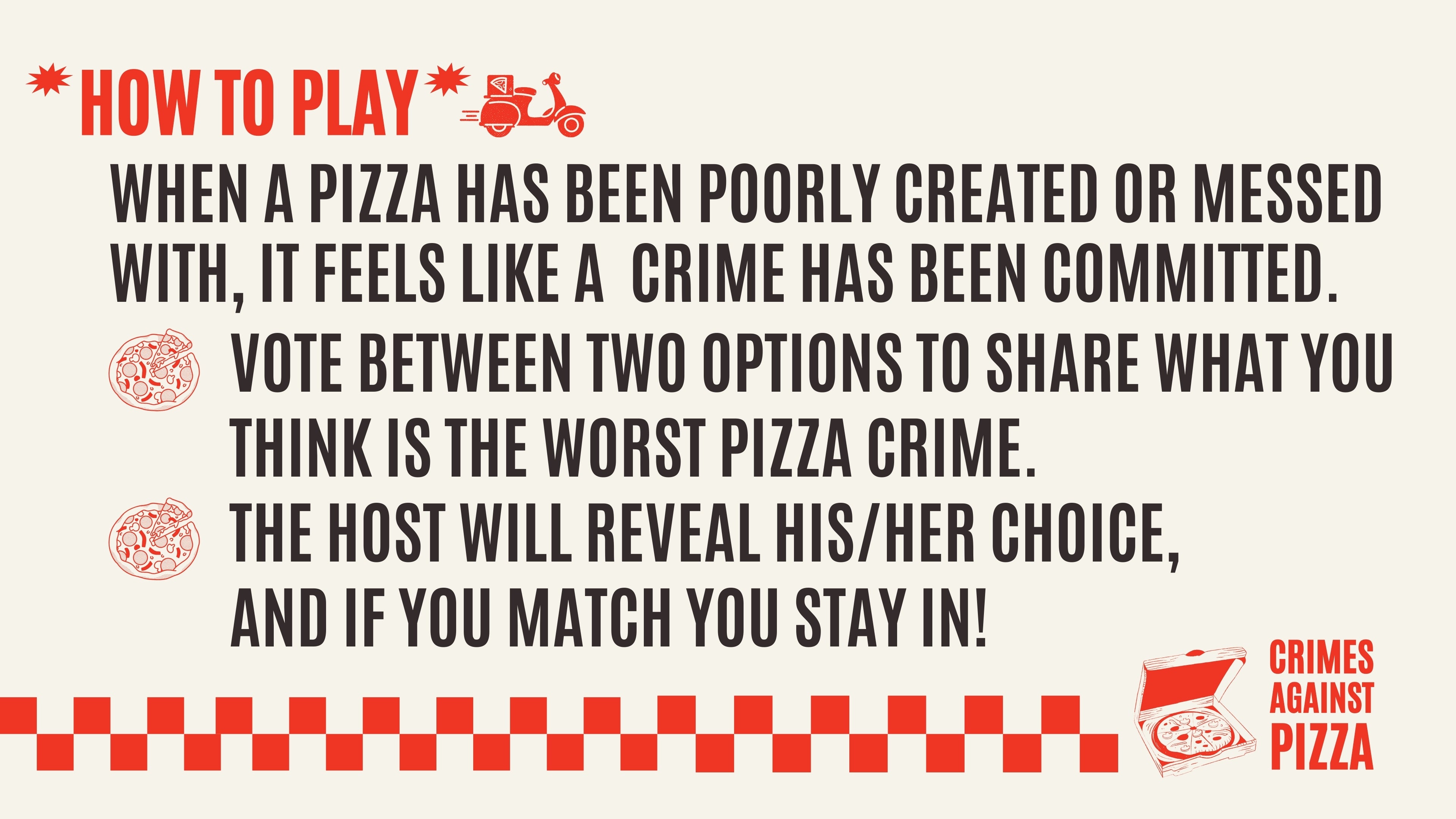 Crimes Against Pizza