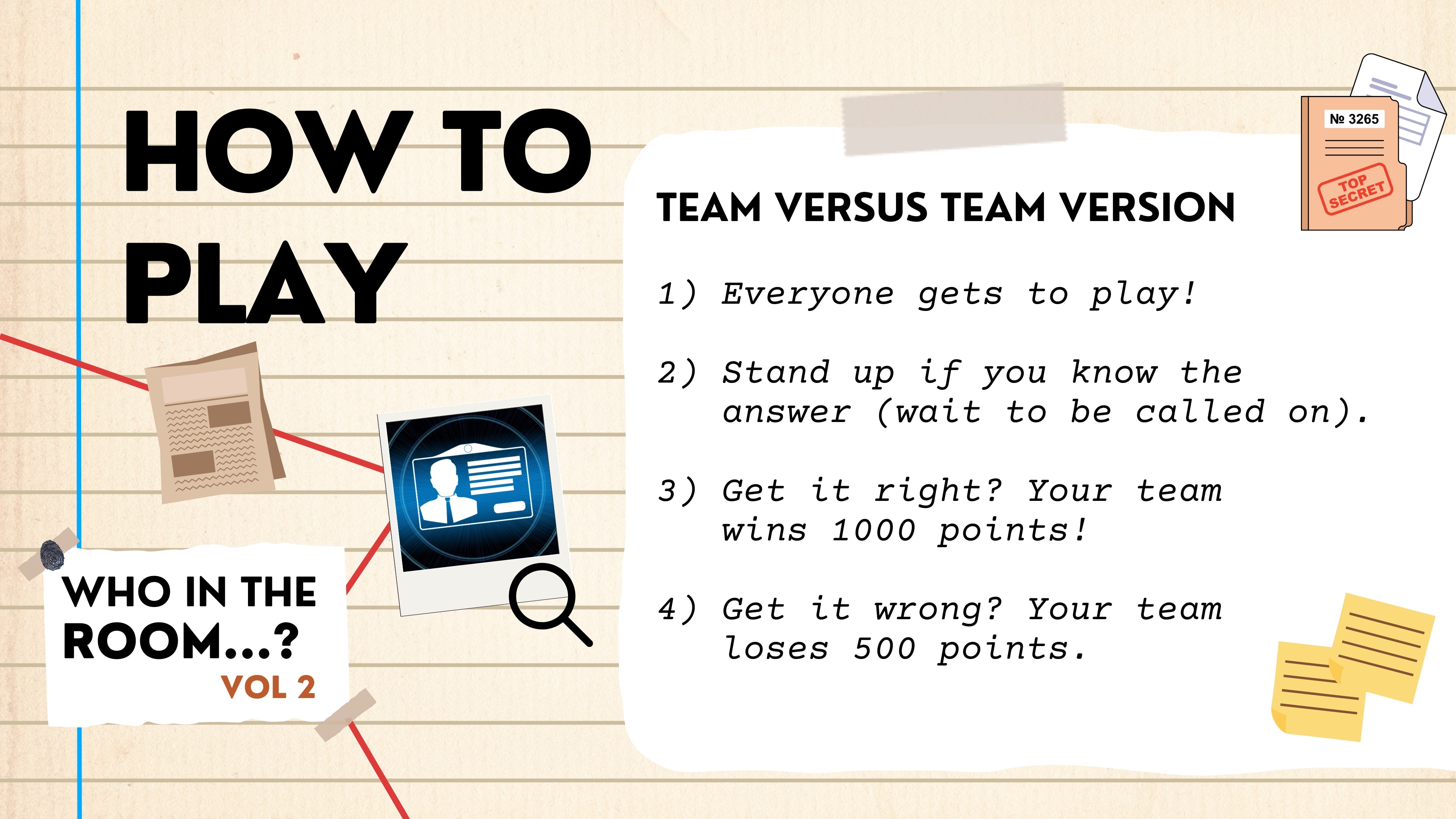 Who In The Room - Vol. 2