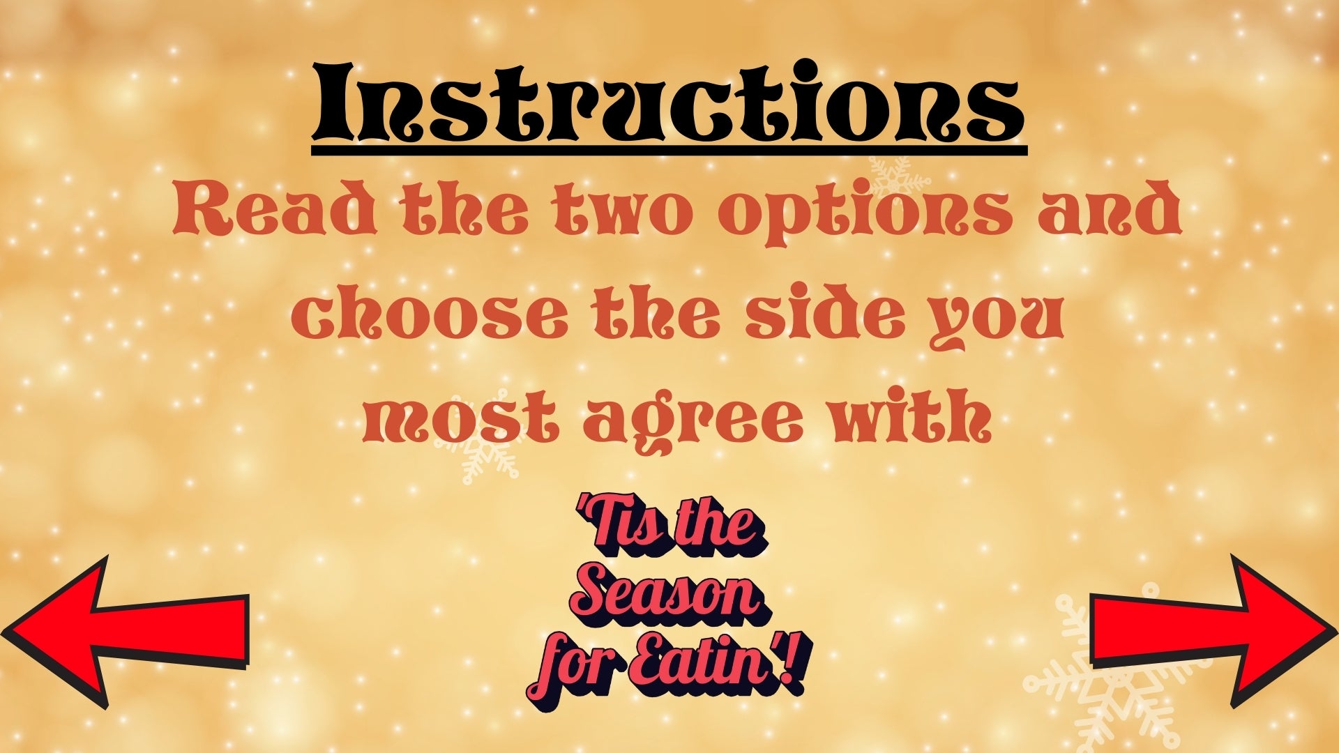 'Tis the Season for Eatin'!