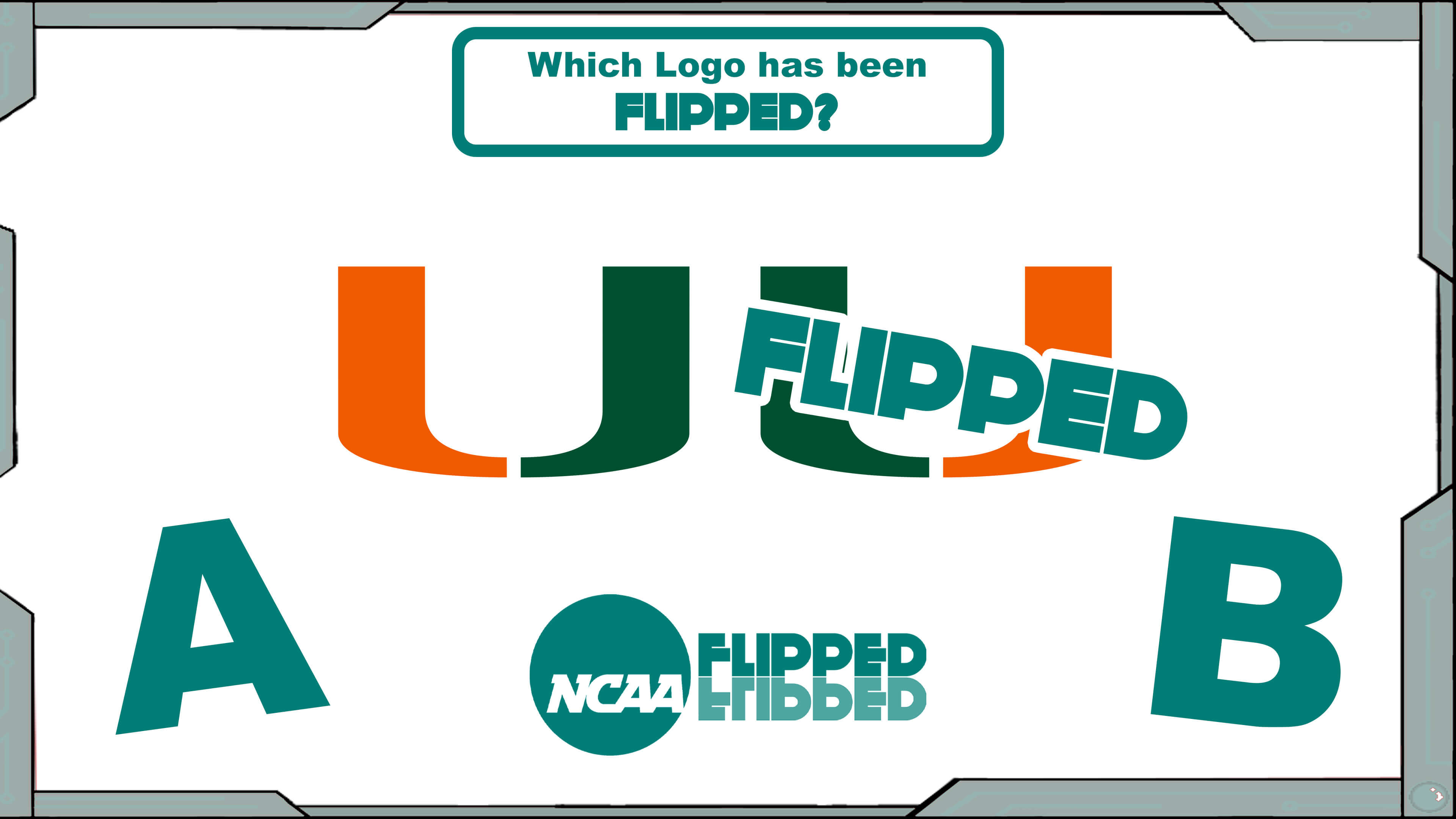 Flipped: NCAA Logos