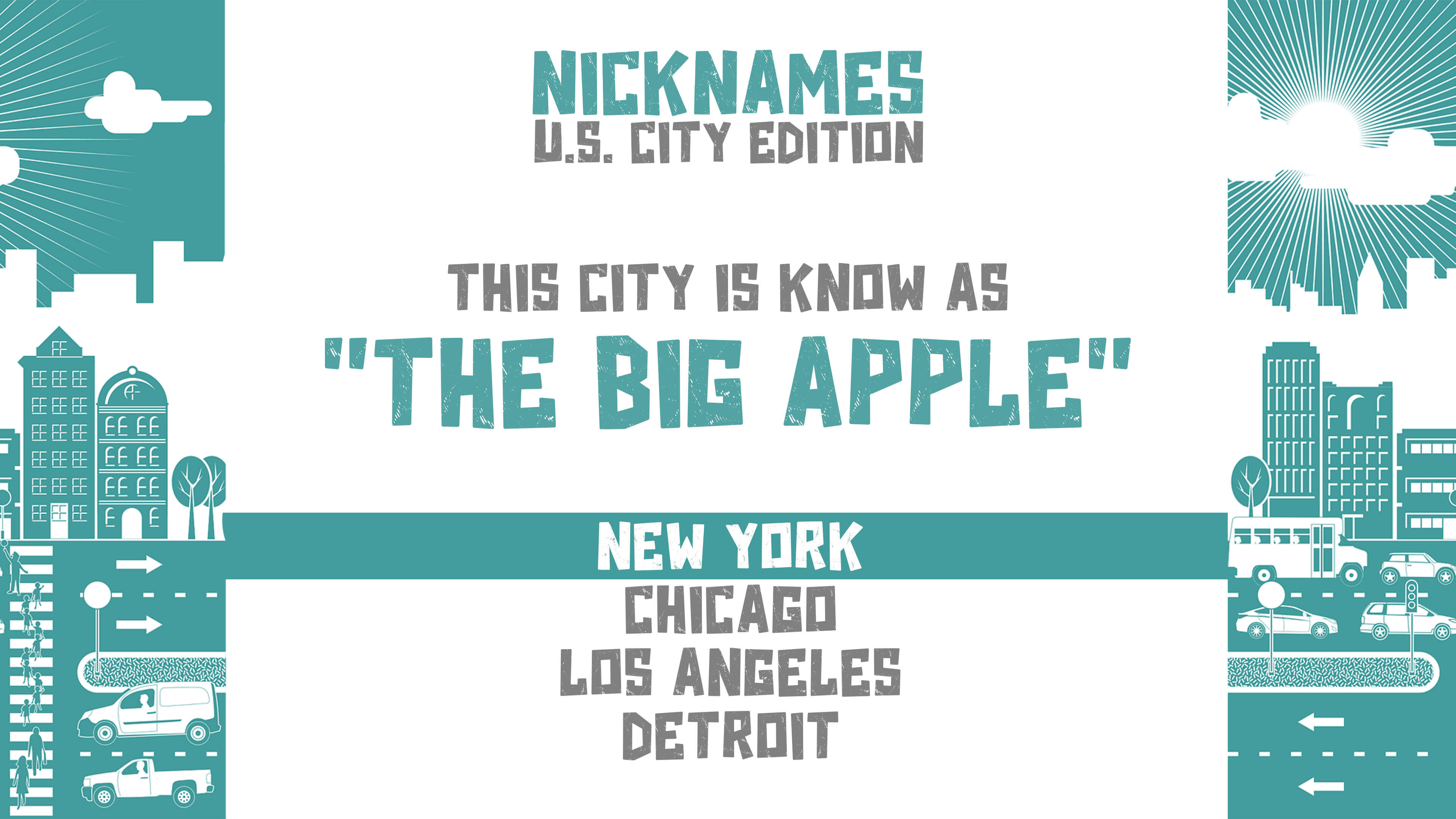 Nicknames: U.S. City Edition