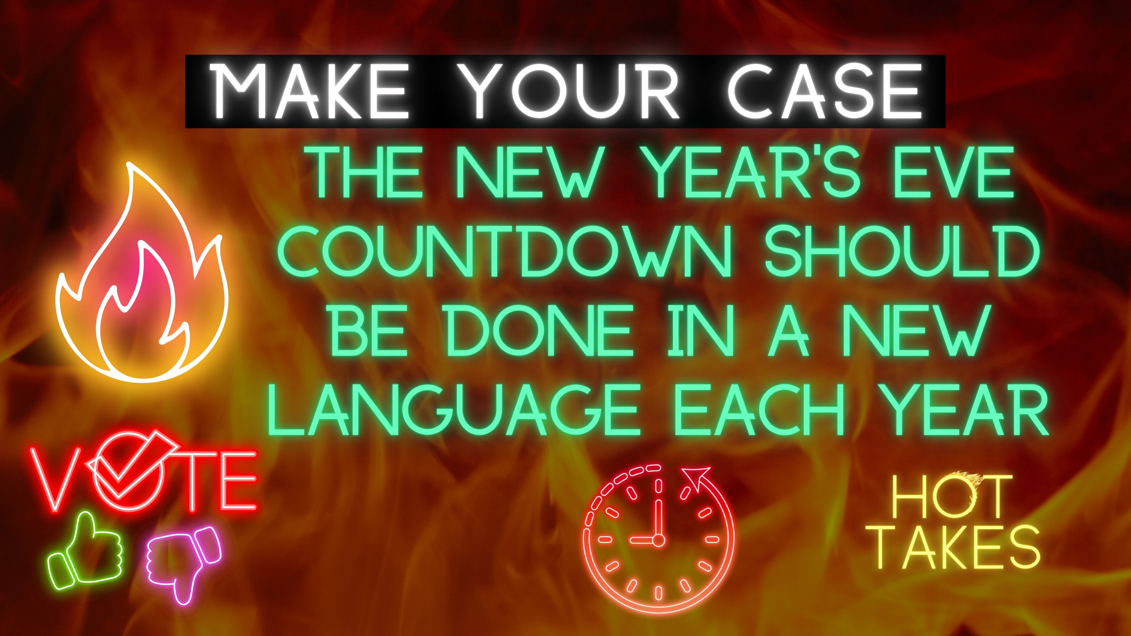 Hot Takes - New Year Edition