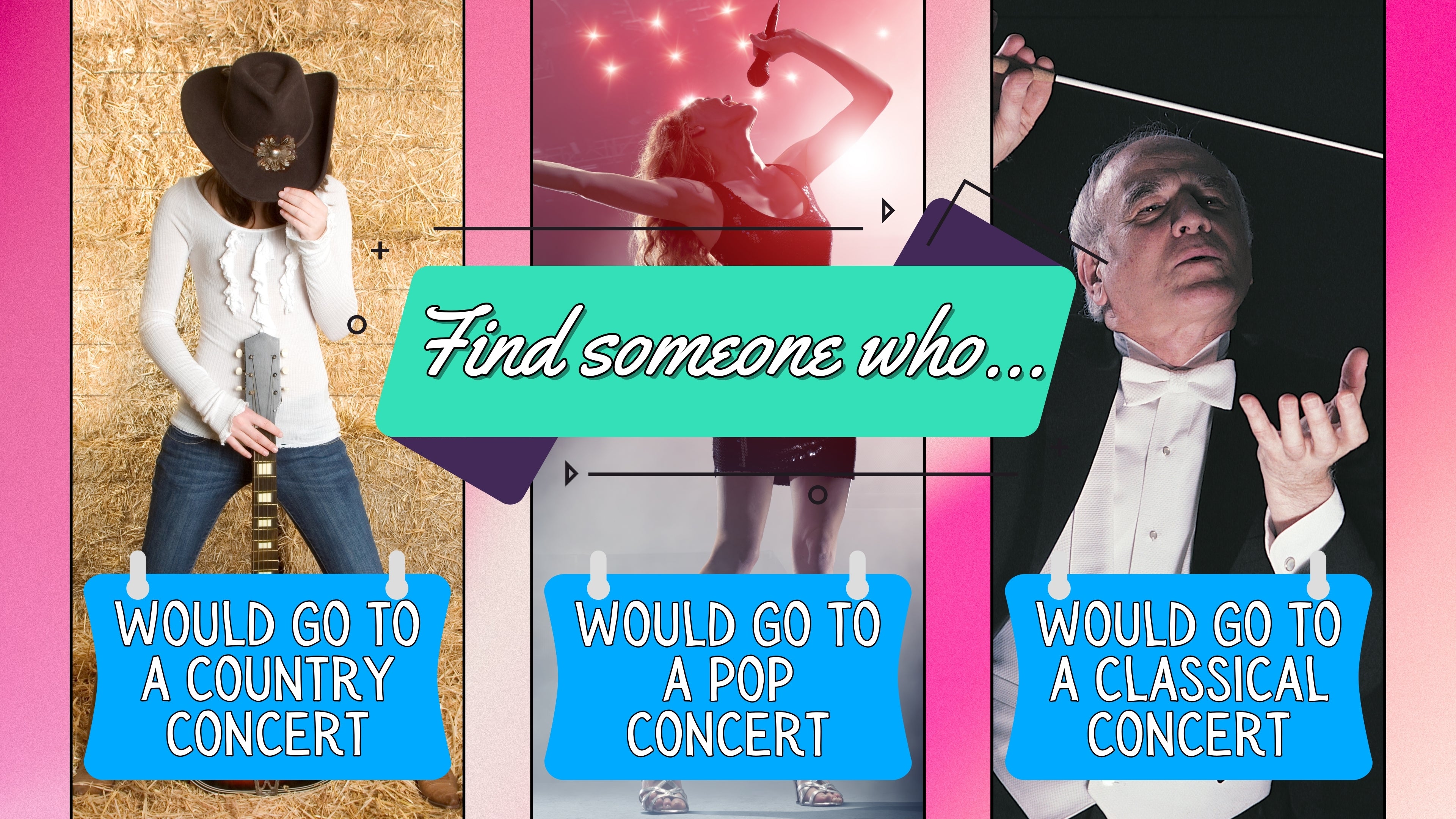 Find Someone Who (Music Edition)
