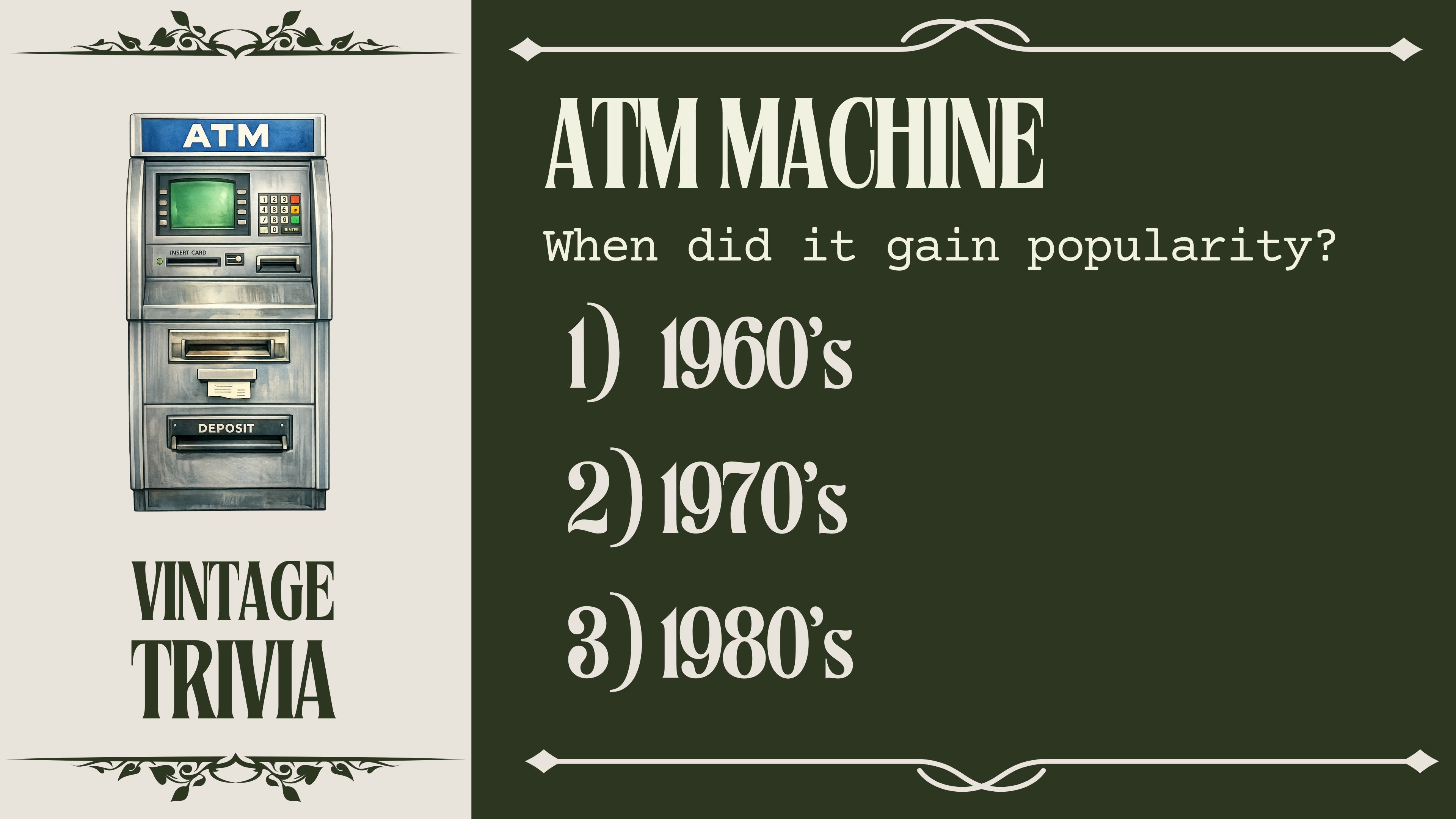 Vintage Trivia - Modern Era