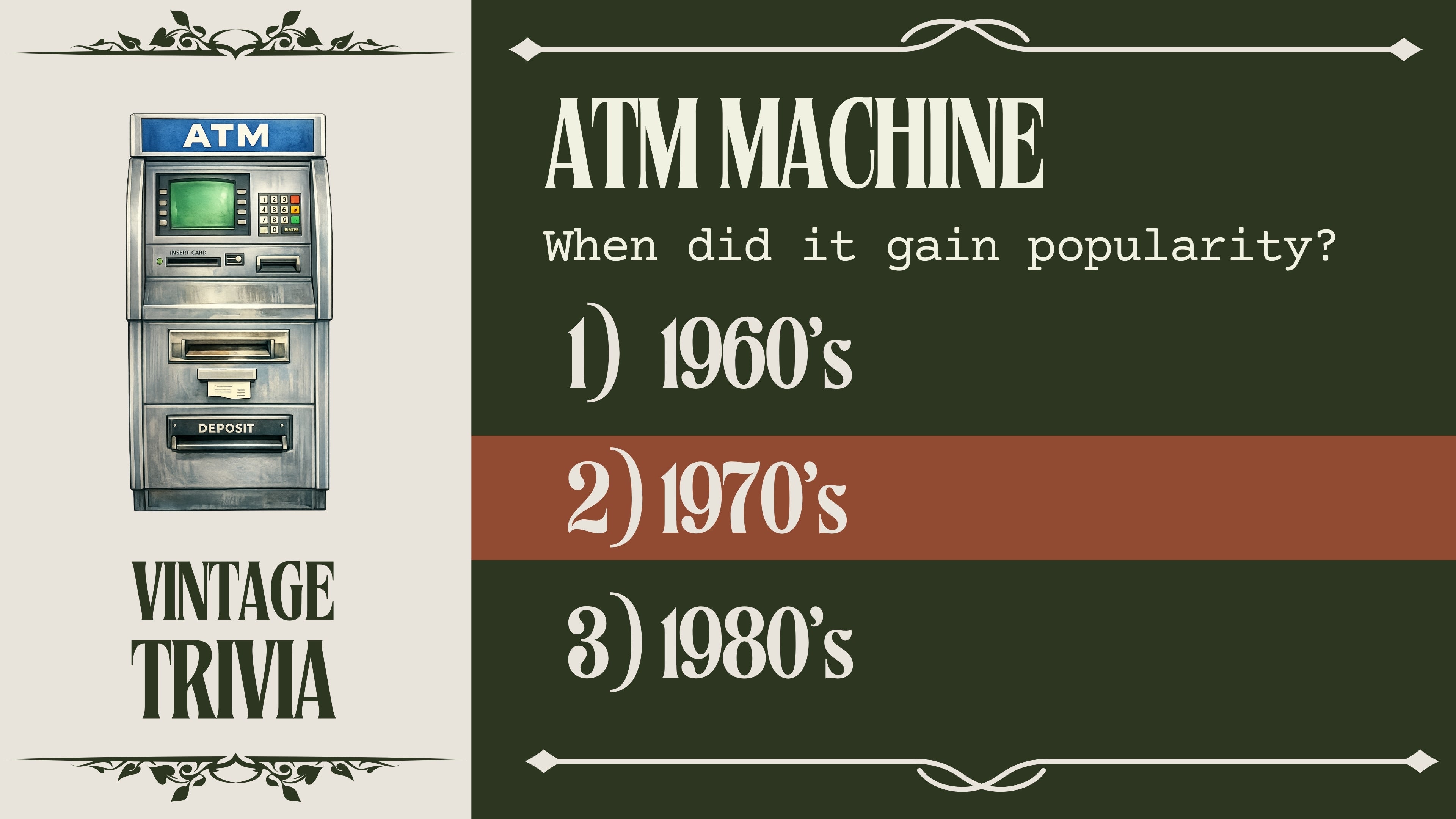 Vintage Trivia - Modern Era