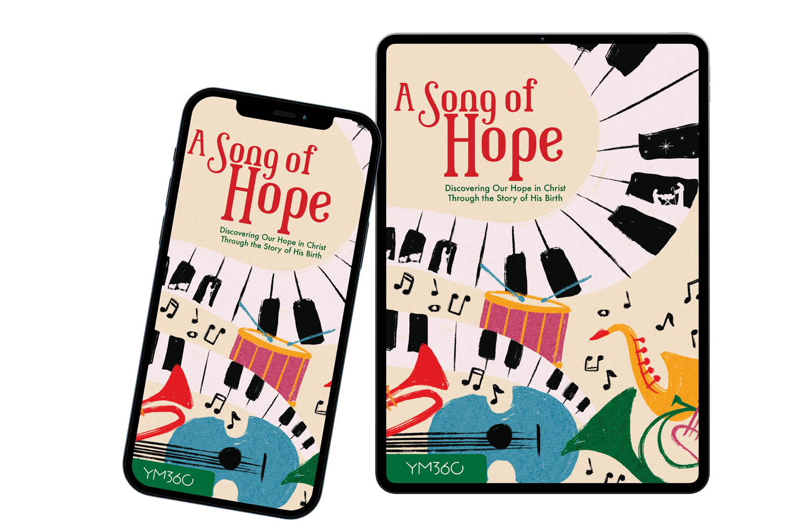 [DOWNLOADABLE VERSION] A Song of Hope: A 25-Day Christmas and Advent Devotional for Kids & Family