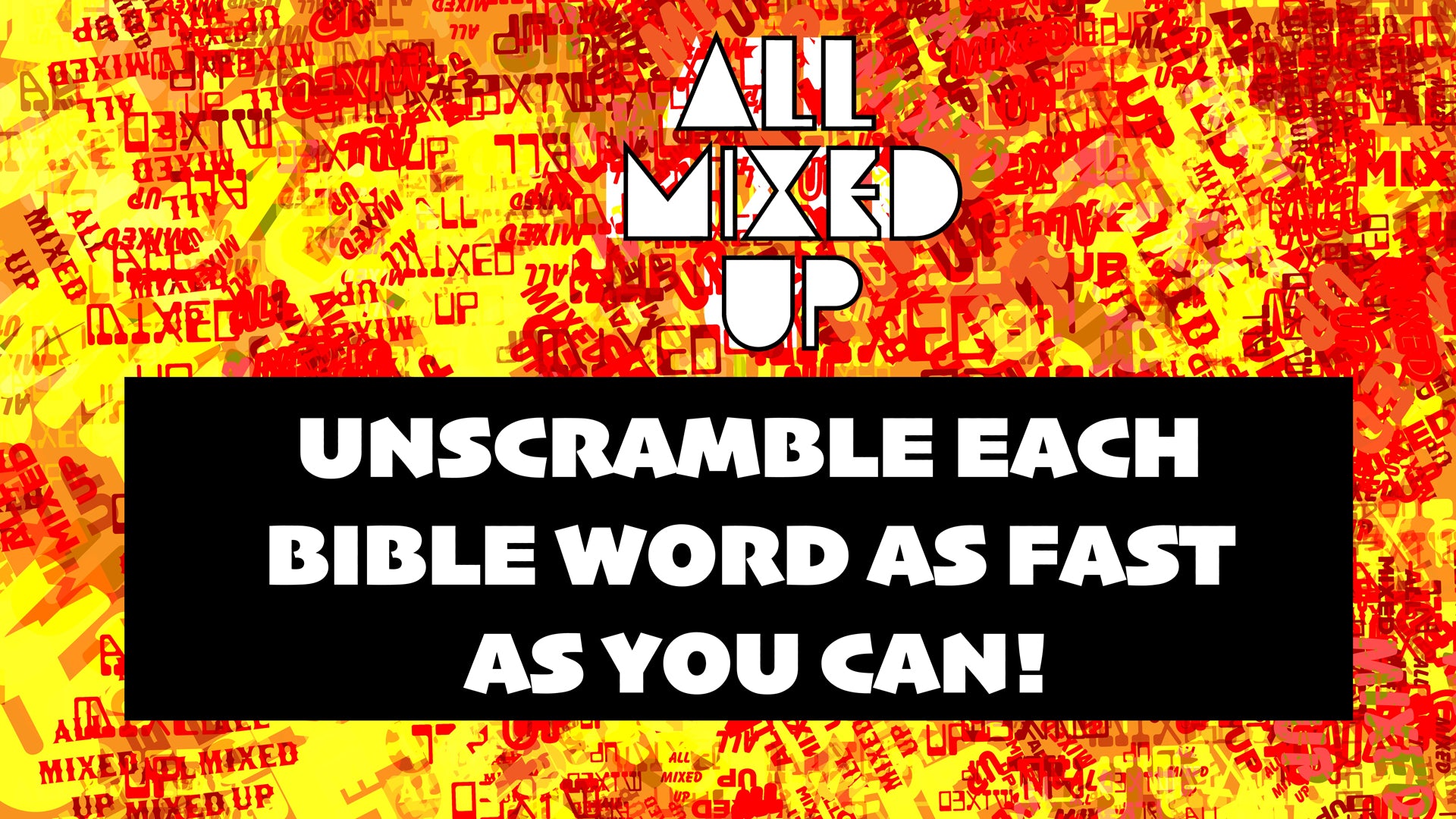 All Mixed Up: Bible Edition