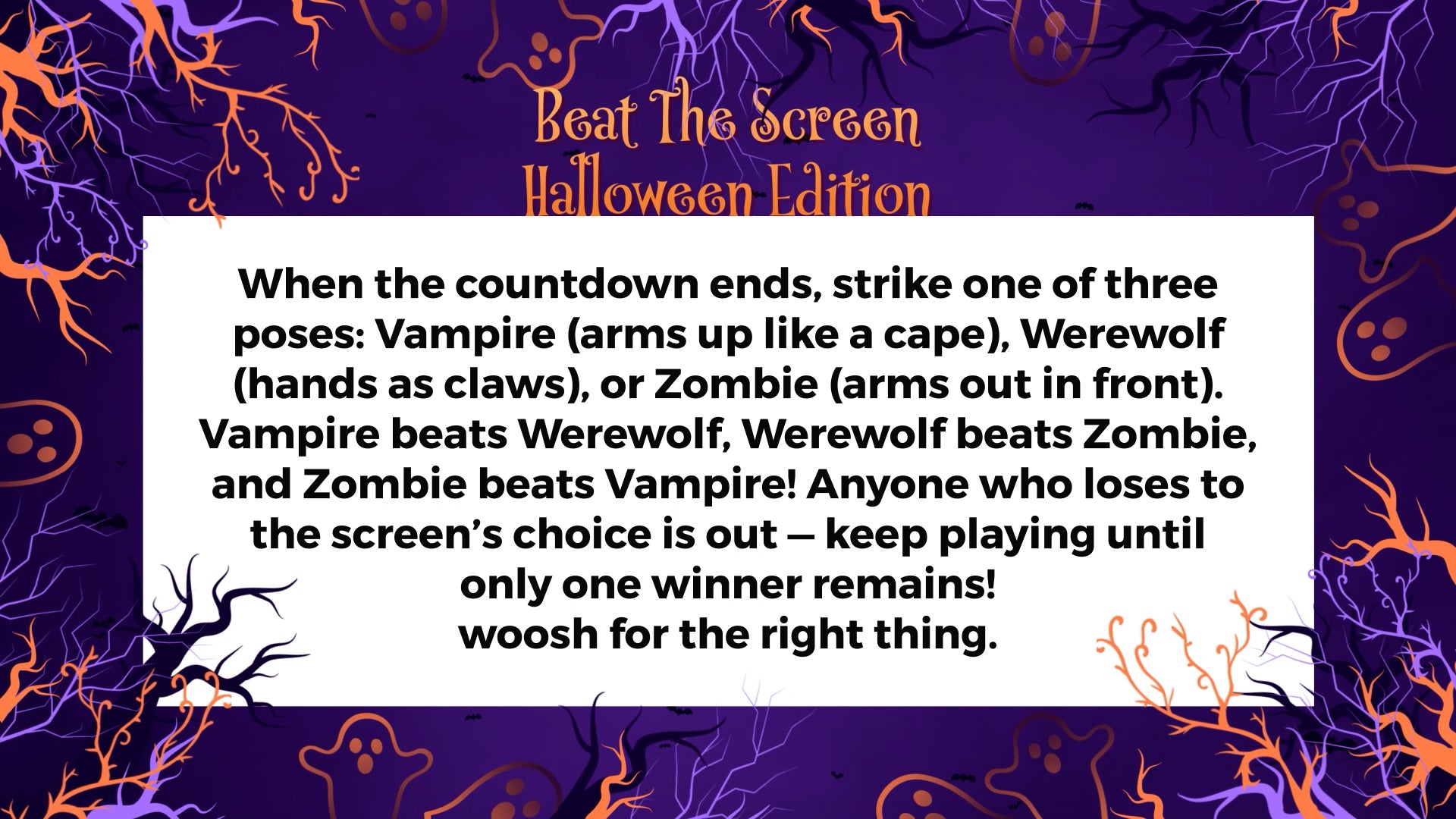 Beat the Screen – Halloween Edition
