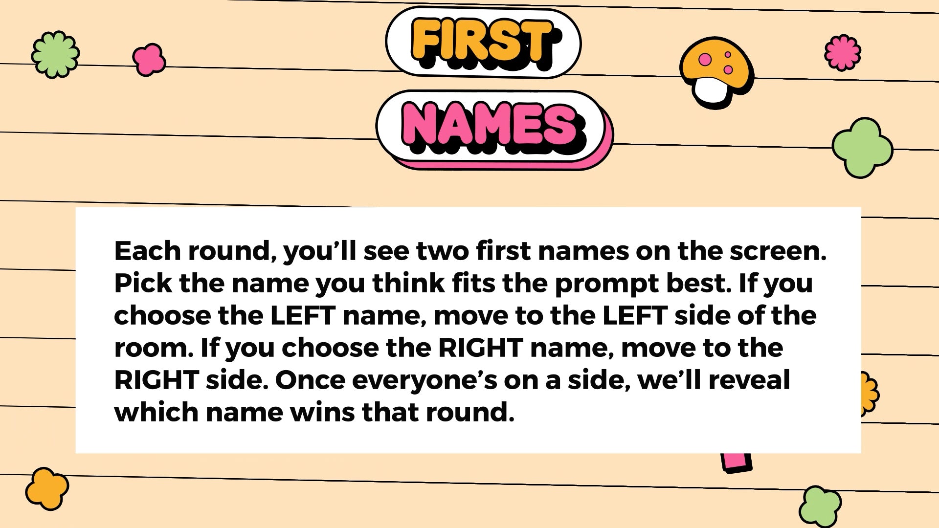 First Names