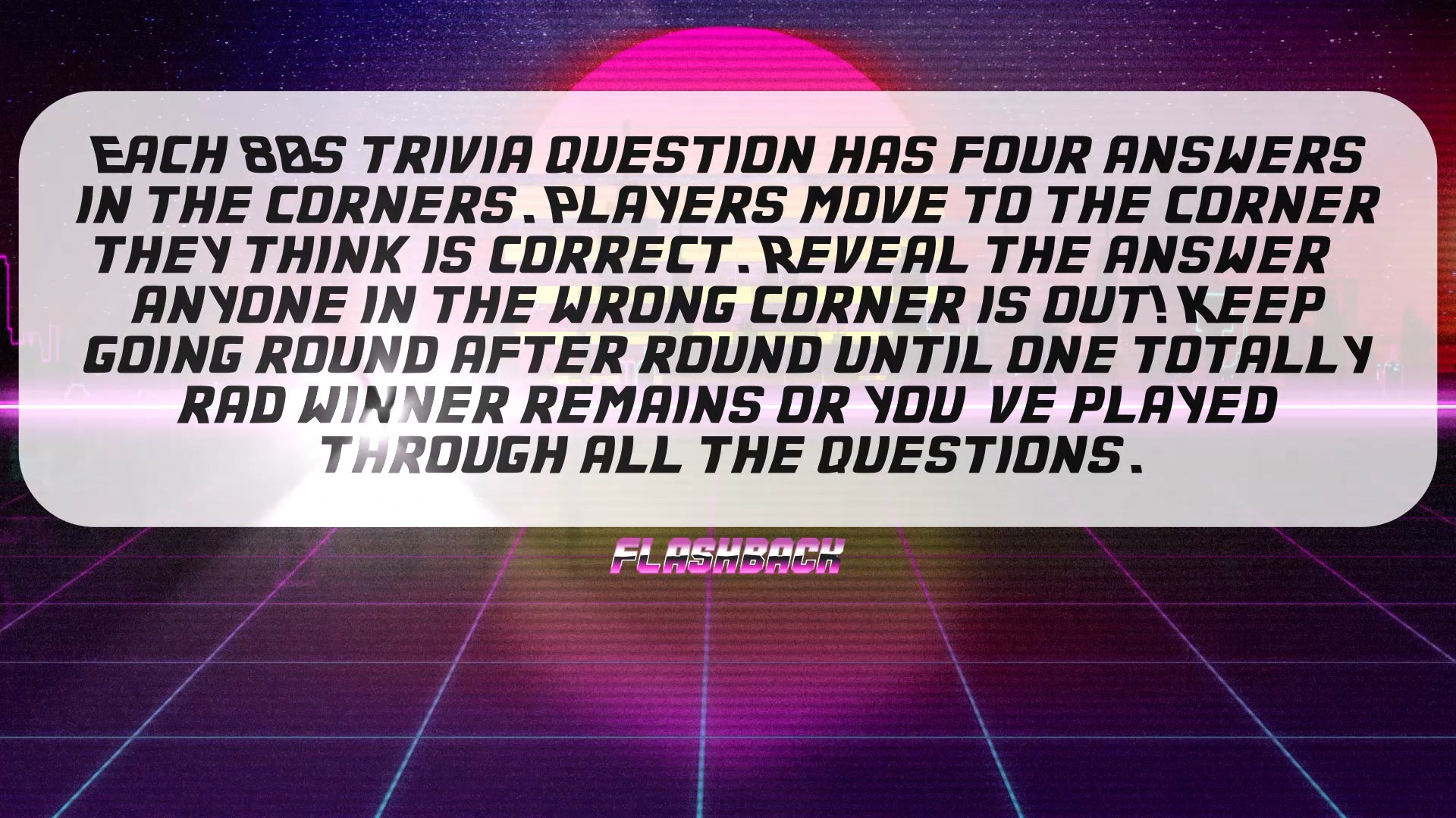 Flashback – 80s Edition