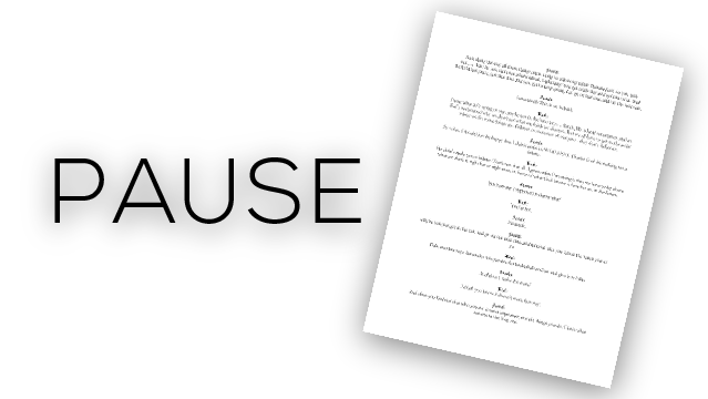 "Pause" Script