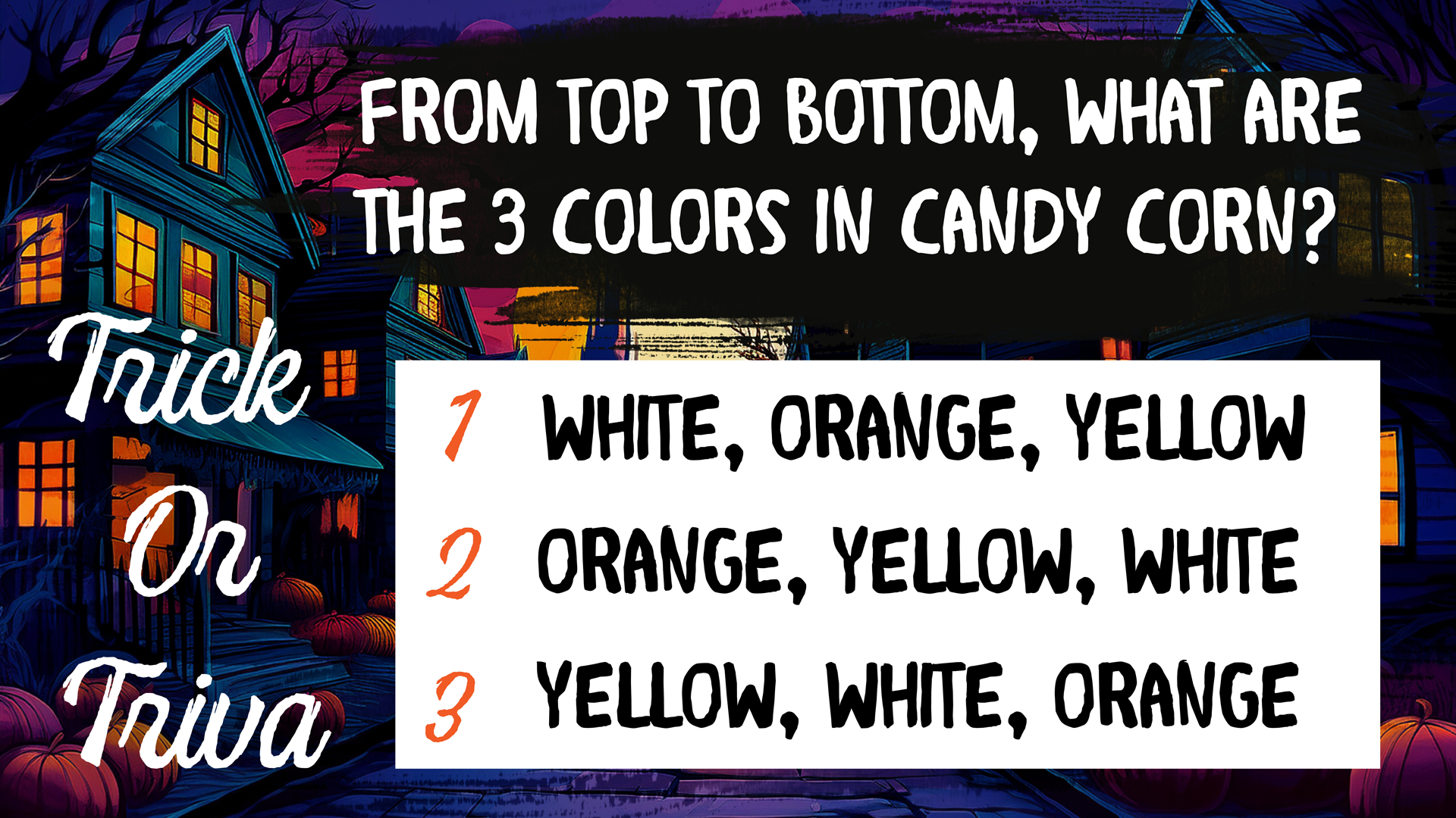Trick Or Trivia