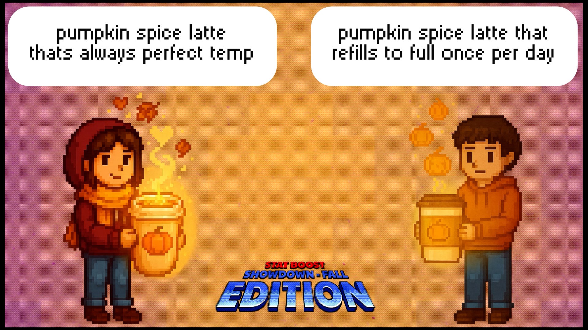 Stat Boost Showdown - Fall Edition