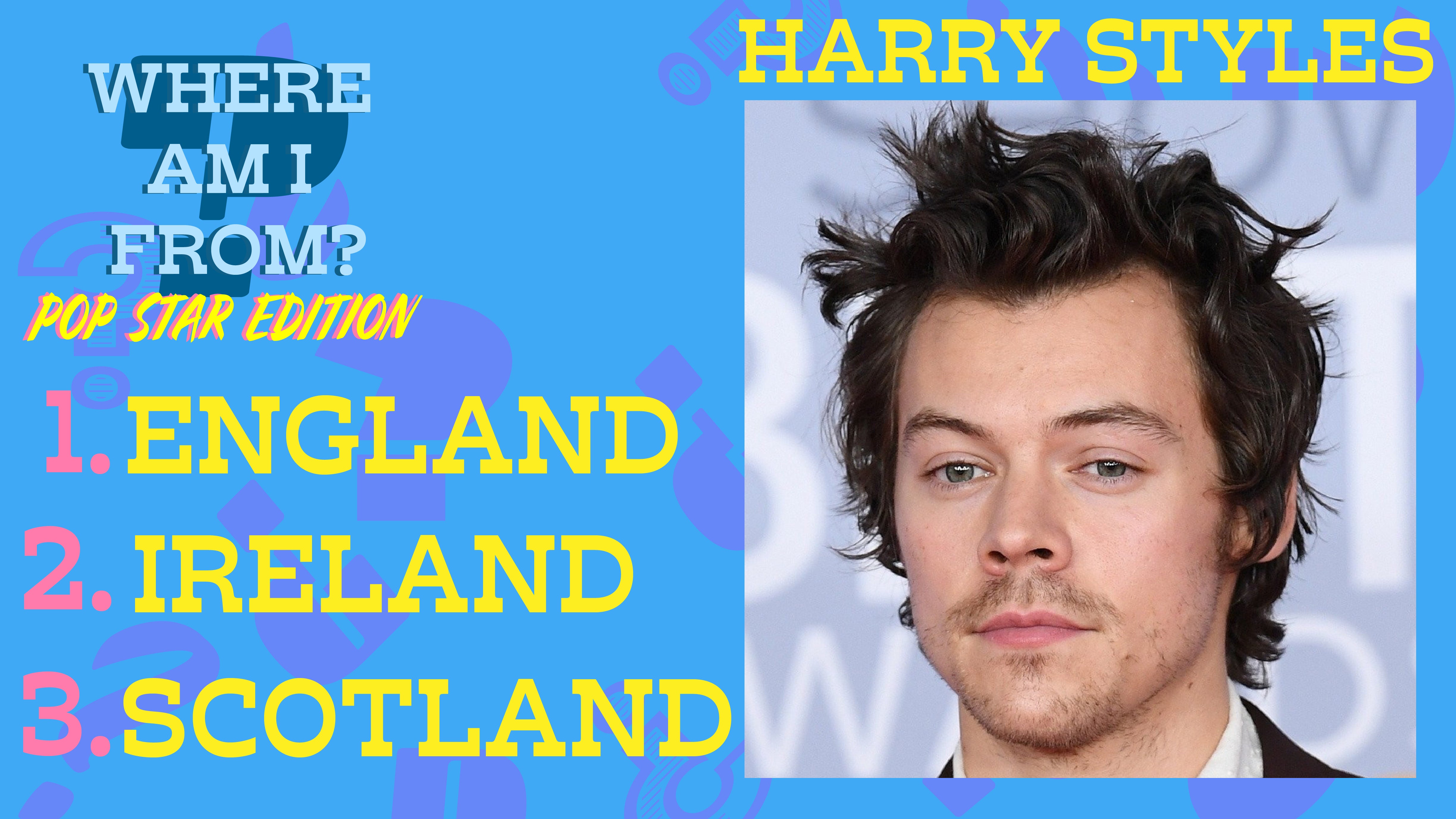 Where Am I From? Pop Star Edition