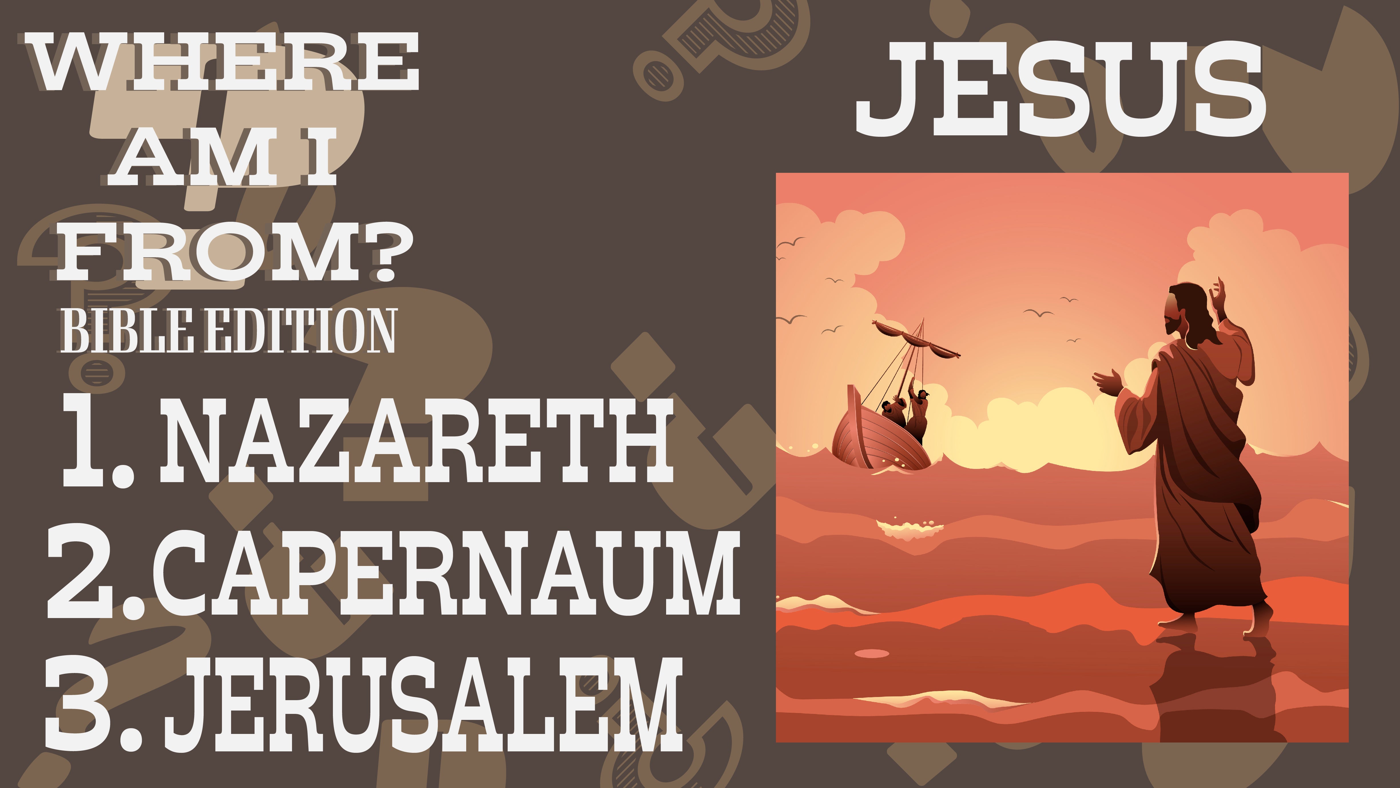 Where Am I From? Bible Edition