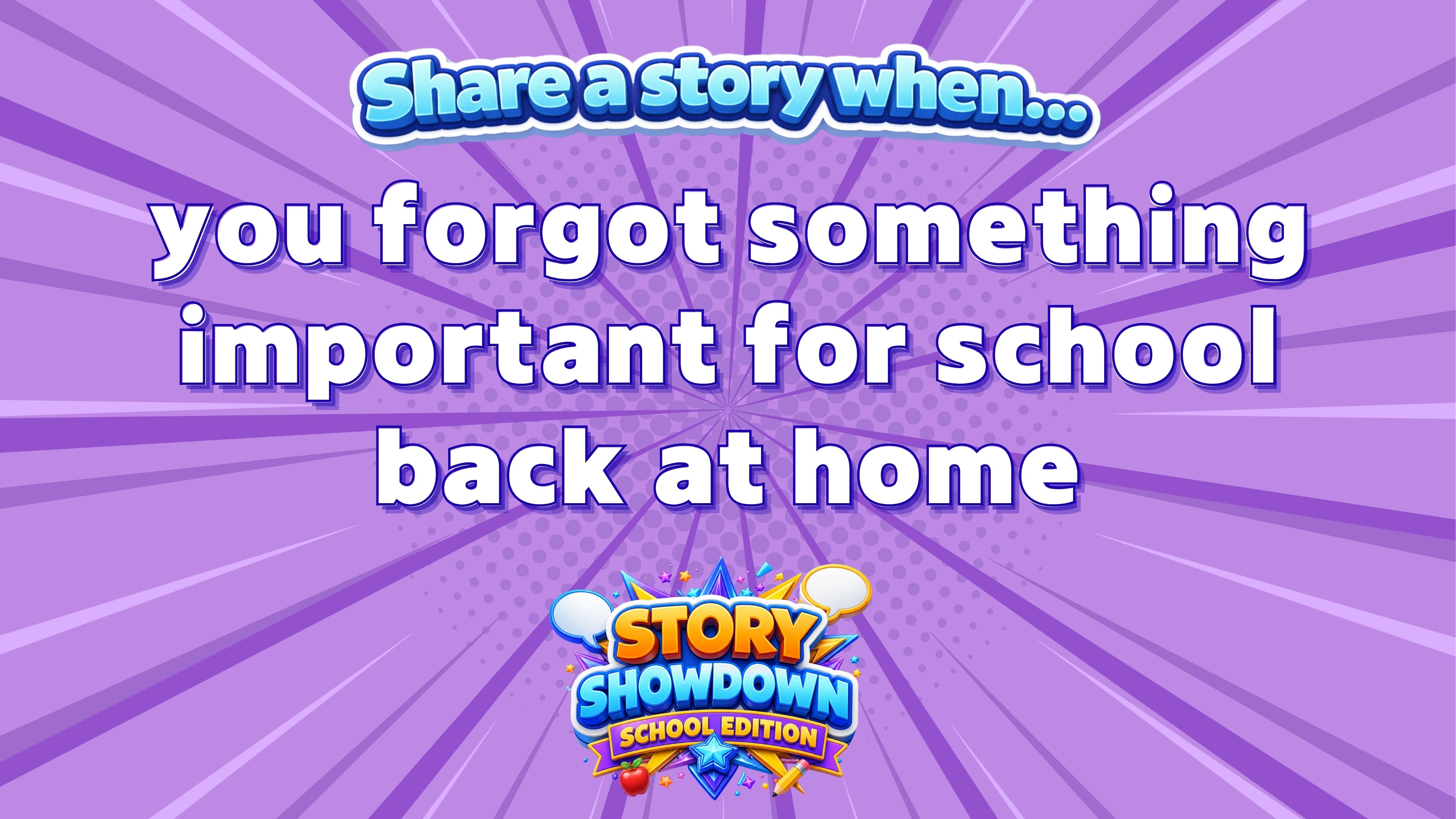 Story Showdown - School Edition