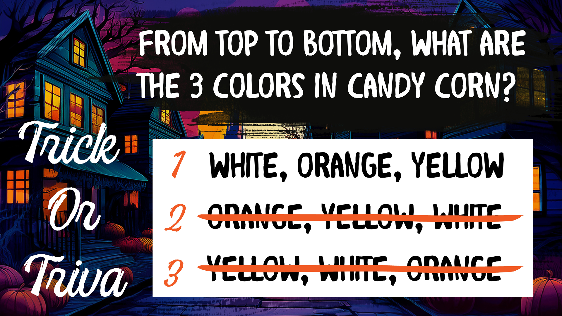 Trick Or Trivia