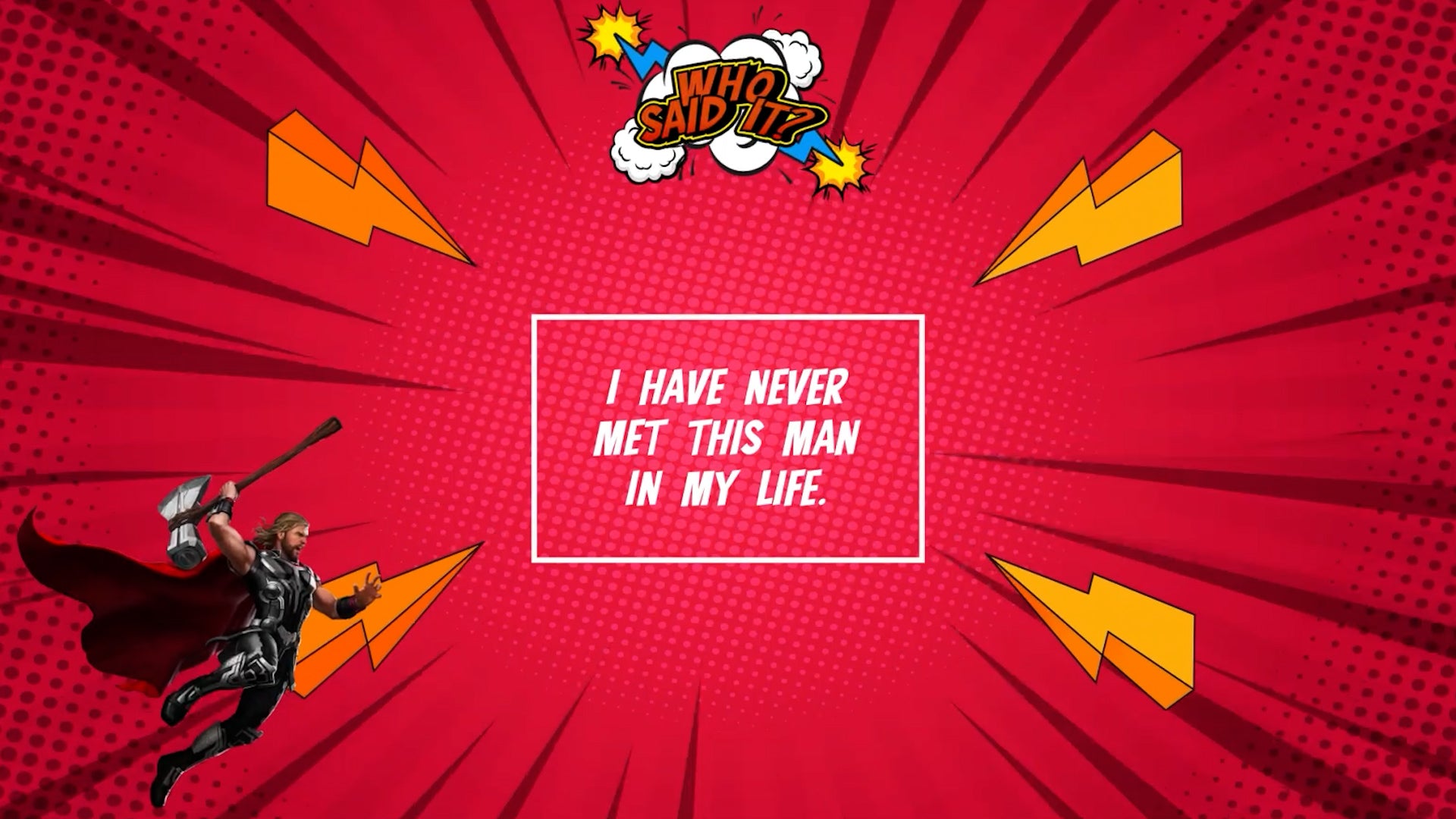 Who Said It - OG Avengers Edition