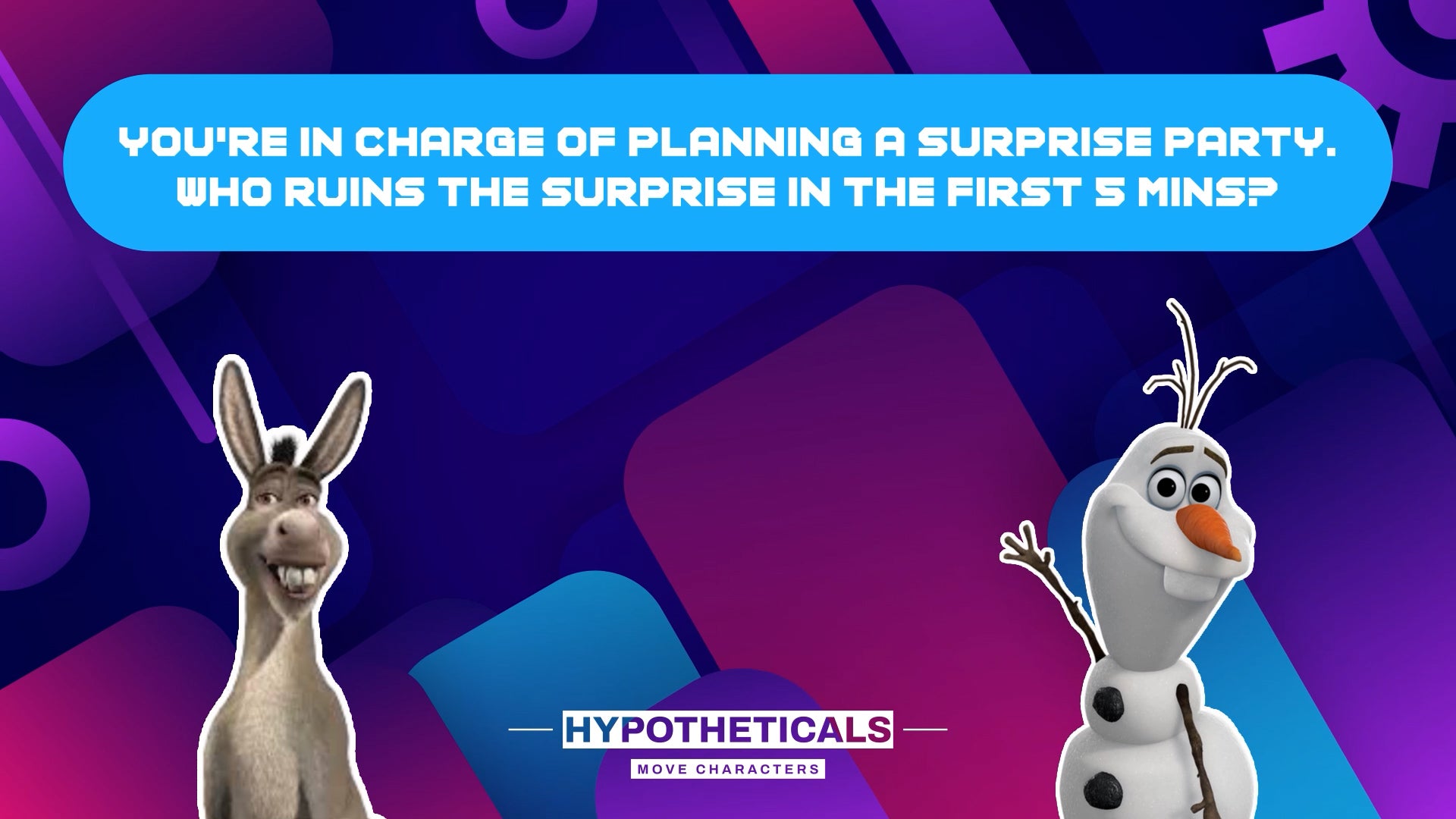 Hypotheticals - Movie Characters