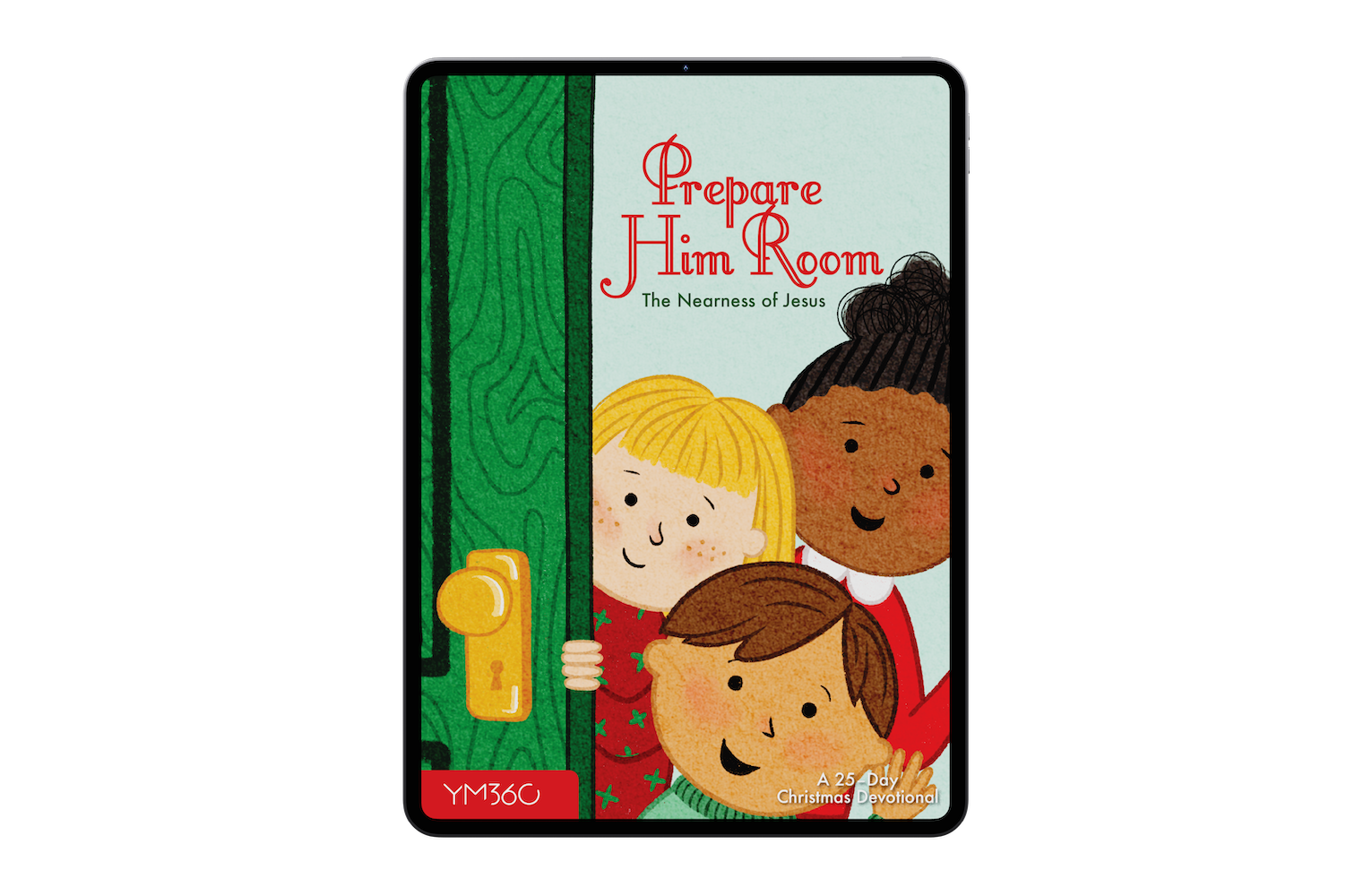 [DOWNLOADABLE VERSION] Prepare Him Room: A 25-Day Christmas and Advent Devotional for Kids & Family