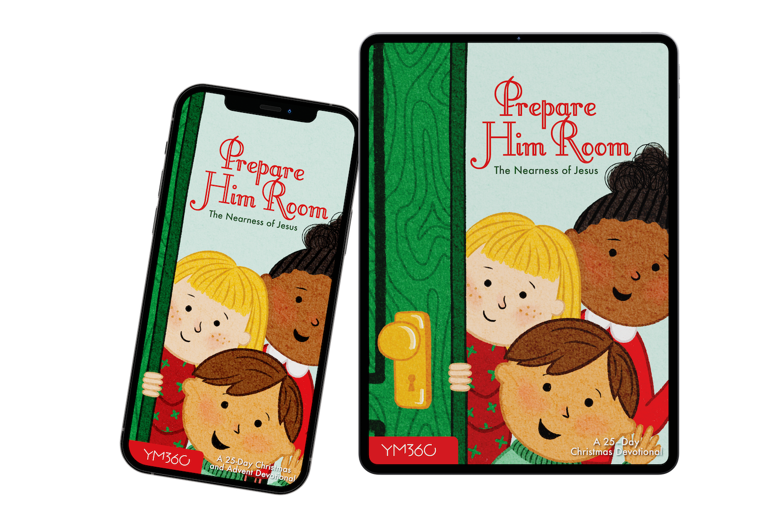[DOWNLOADABLE VERSION] Prepare Him Room: A 25-Day Christmas and Advent Devotional for Kids & Family