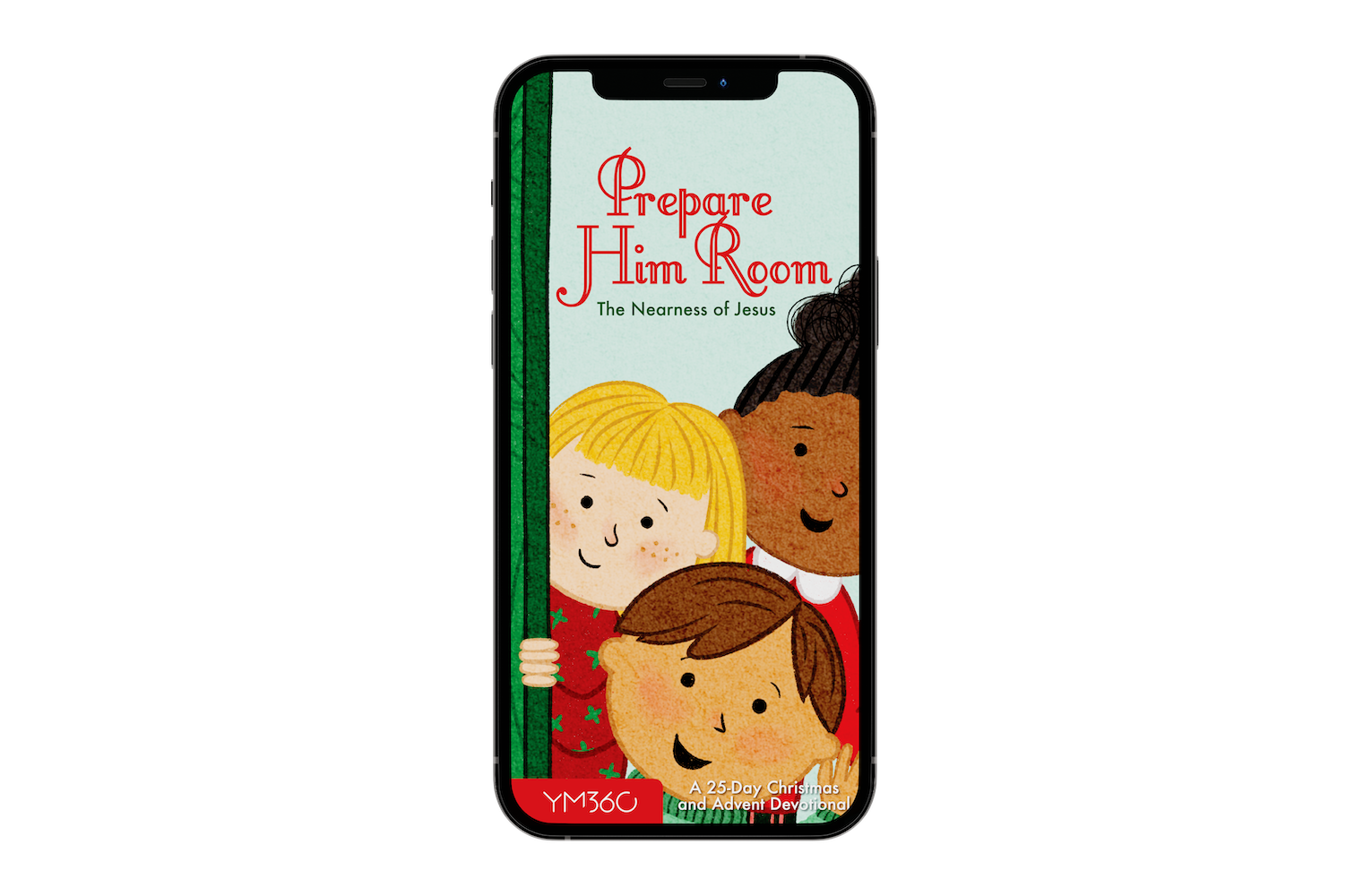 [DOWNLOADABLE VERSION] Prepare Him Room: A 25-Day Christmas and Advent Devotional for Kids & Family