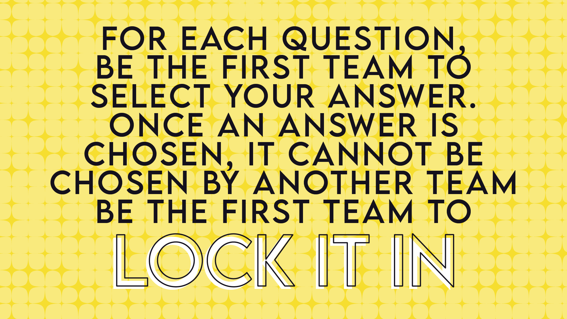 Lock It In
