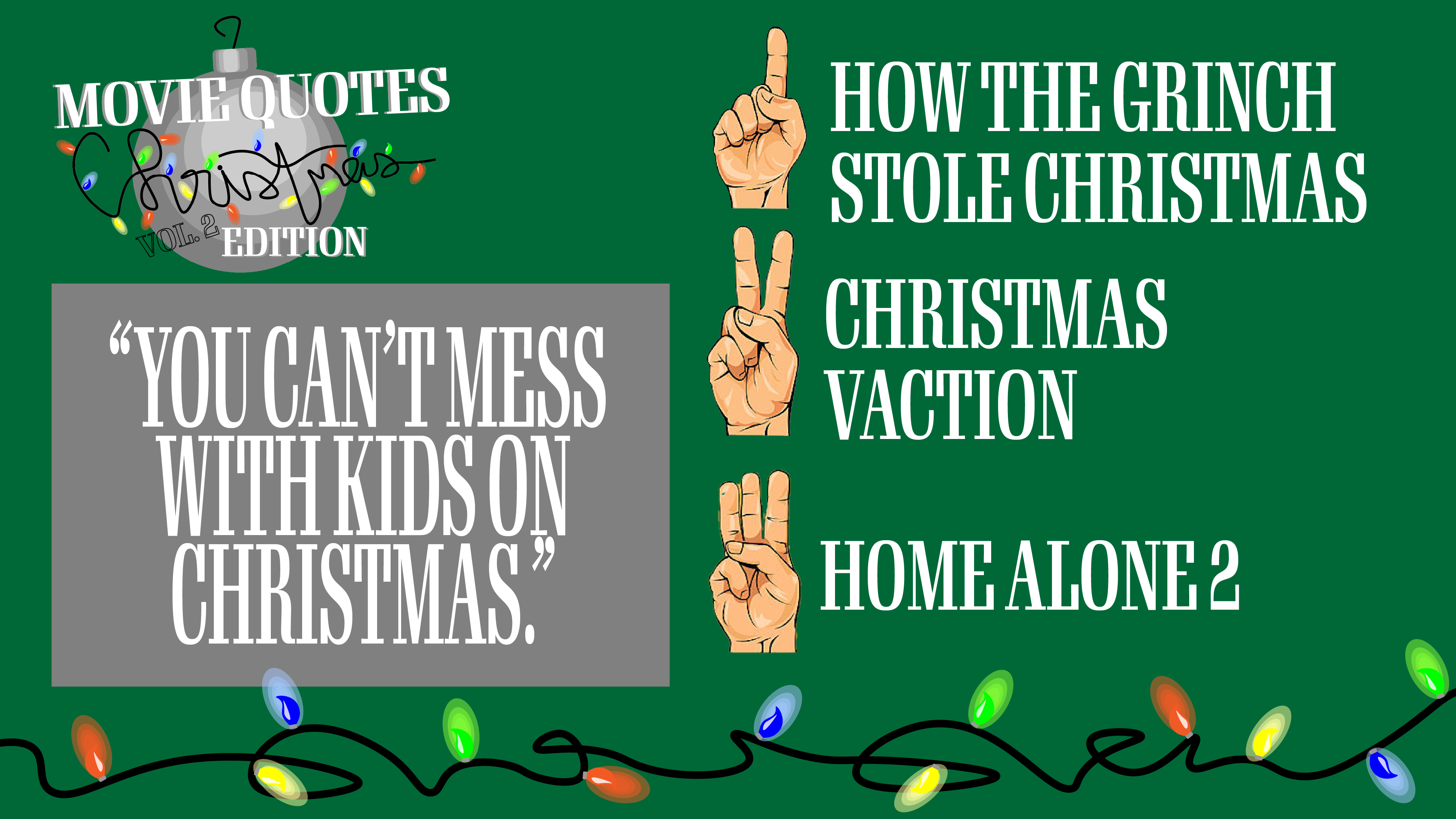 Movie Quotes: Christmas Edition - Vol. 2