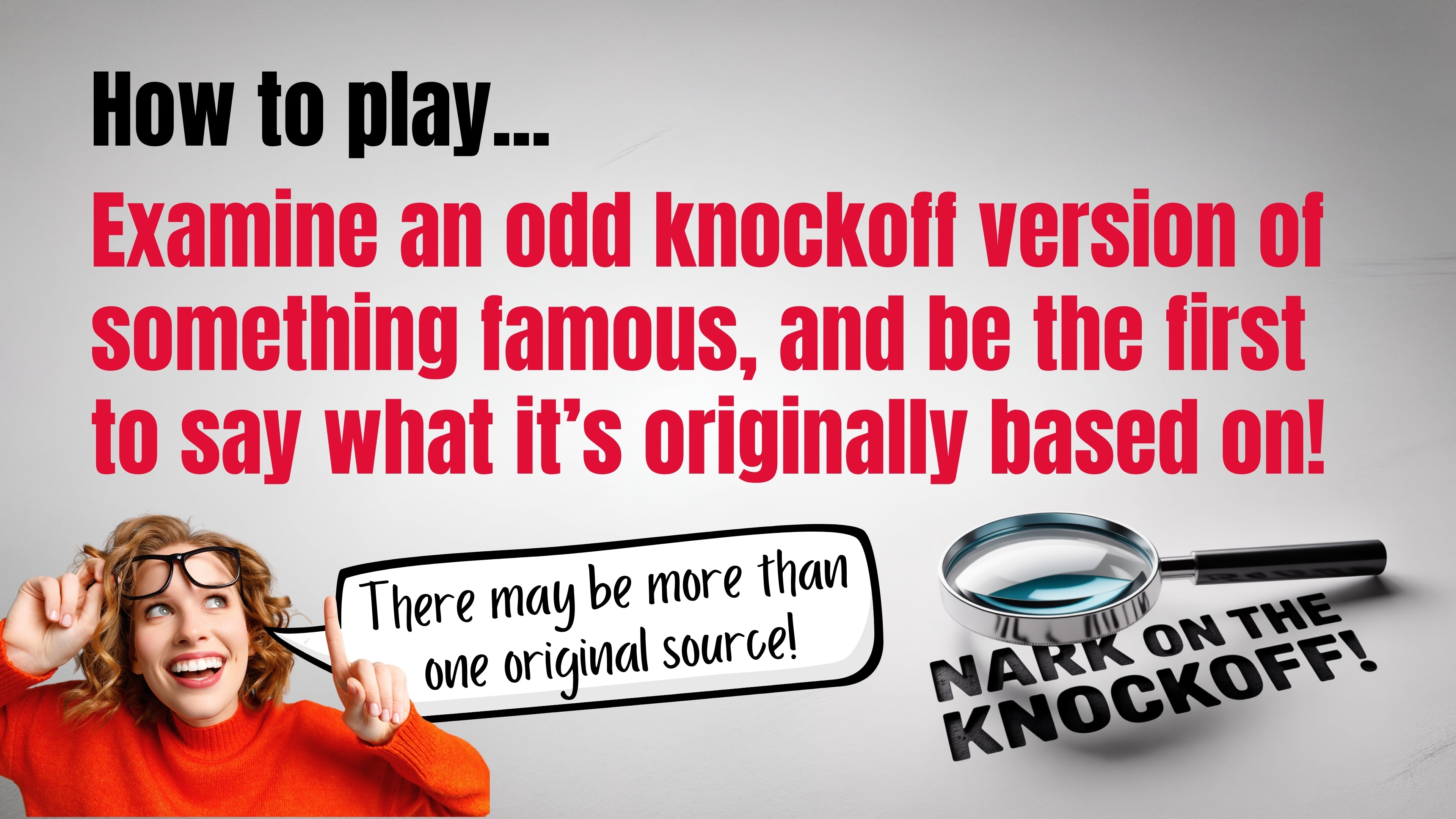 Nark on the Knockoff - Wild Foods