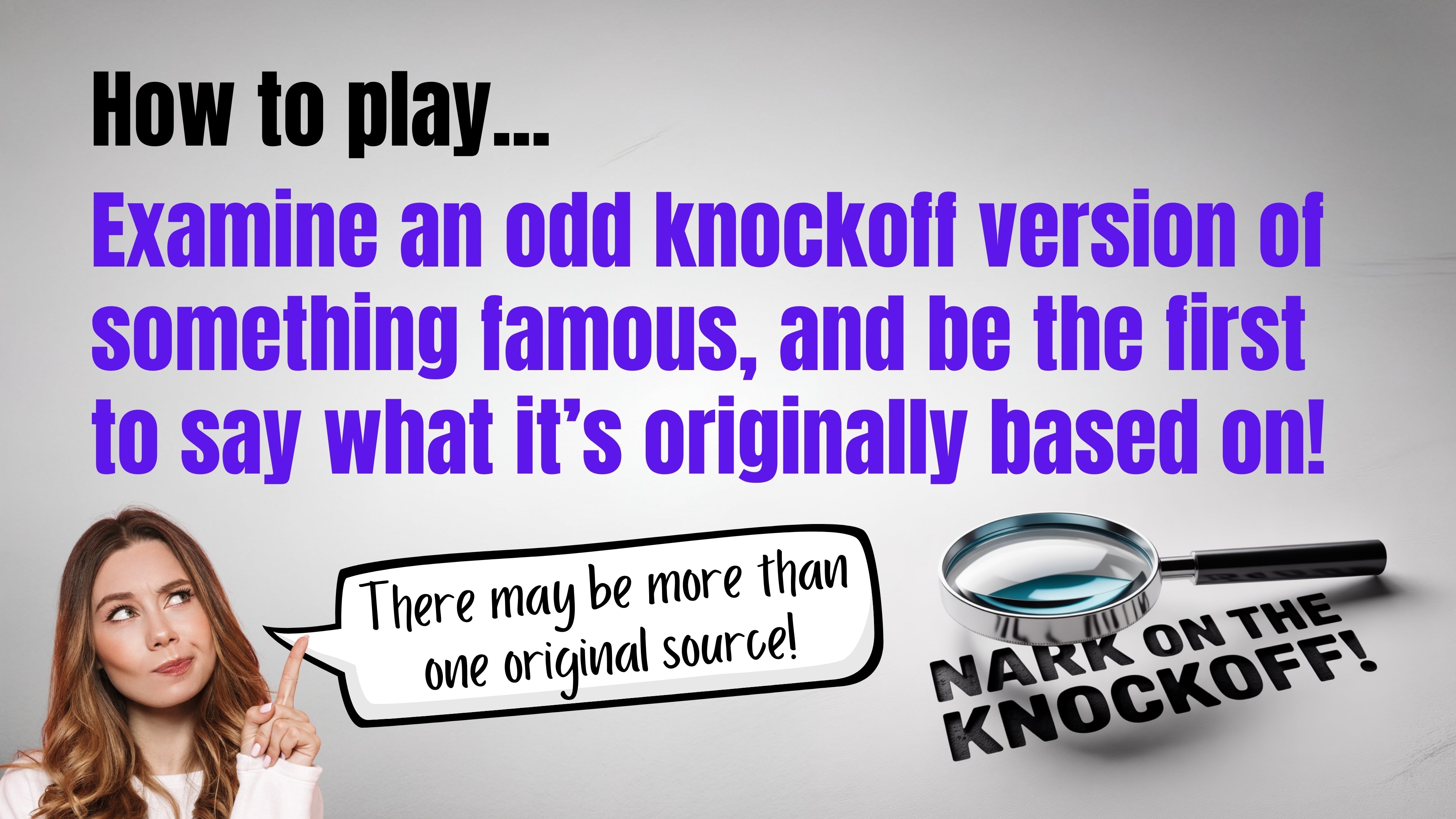 Nark on the Knockoff - Sketchy Places