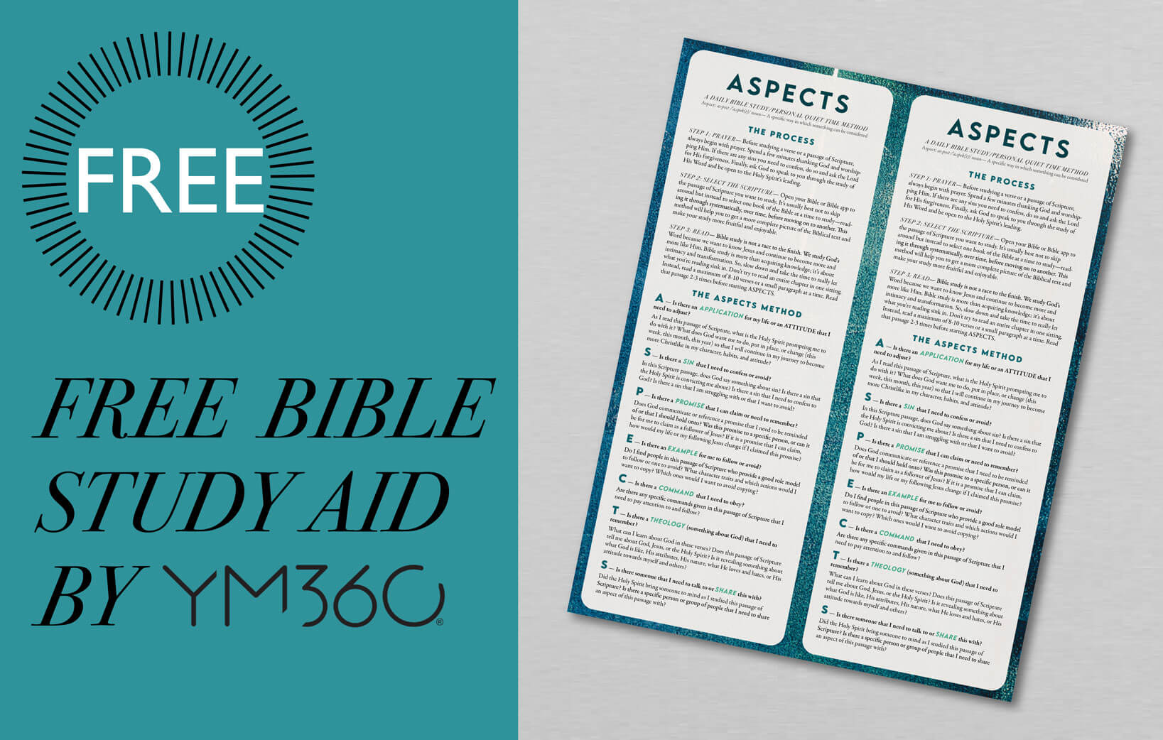 ASPECTS—A Daily Bible Study/Personal Quiet Time Method