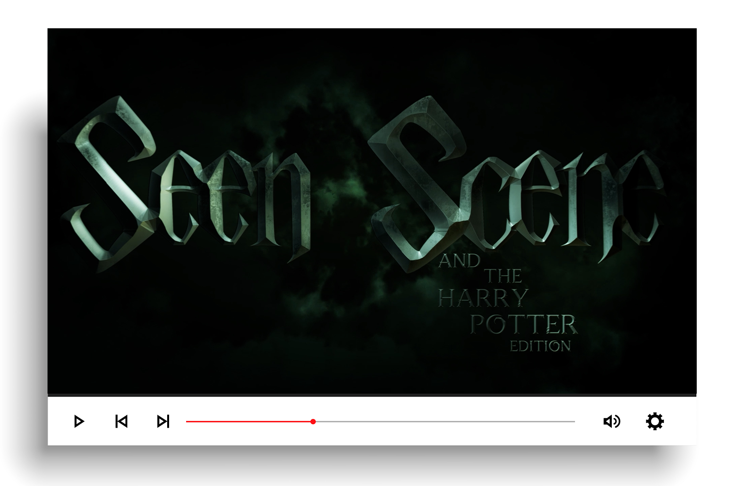 Seen Scene And The Harry Potter Edition